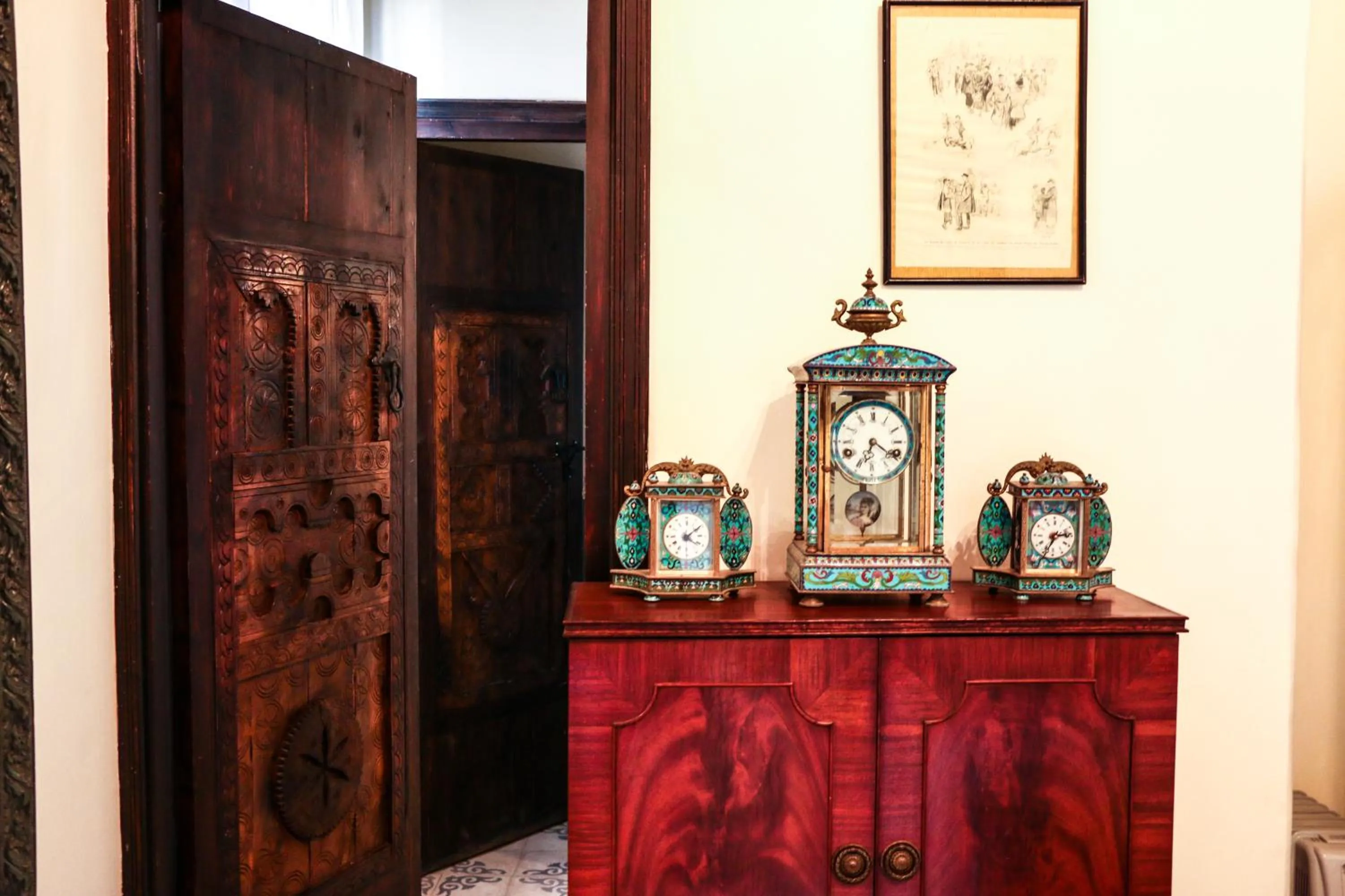 Decorative detail in Riad Bellamane Marrakech