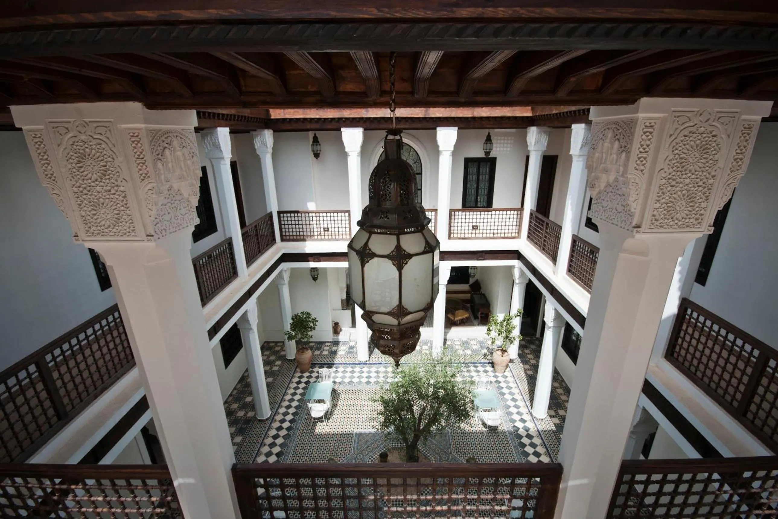 Patio in Riad Bellamane Marrakech