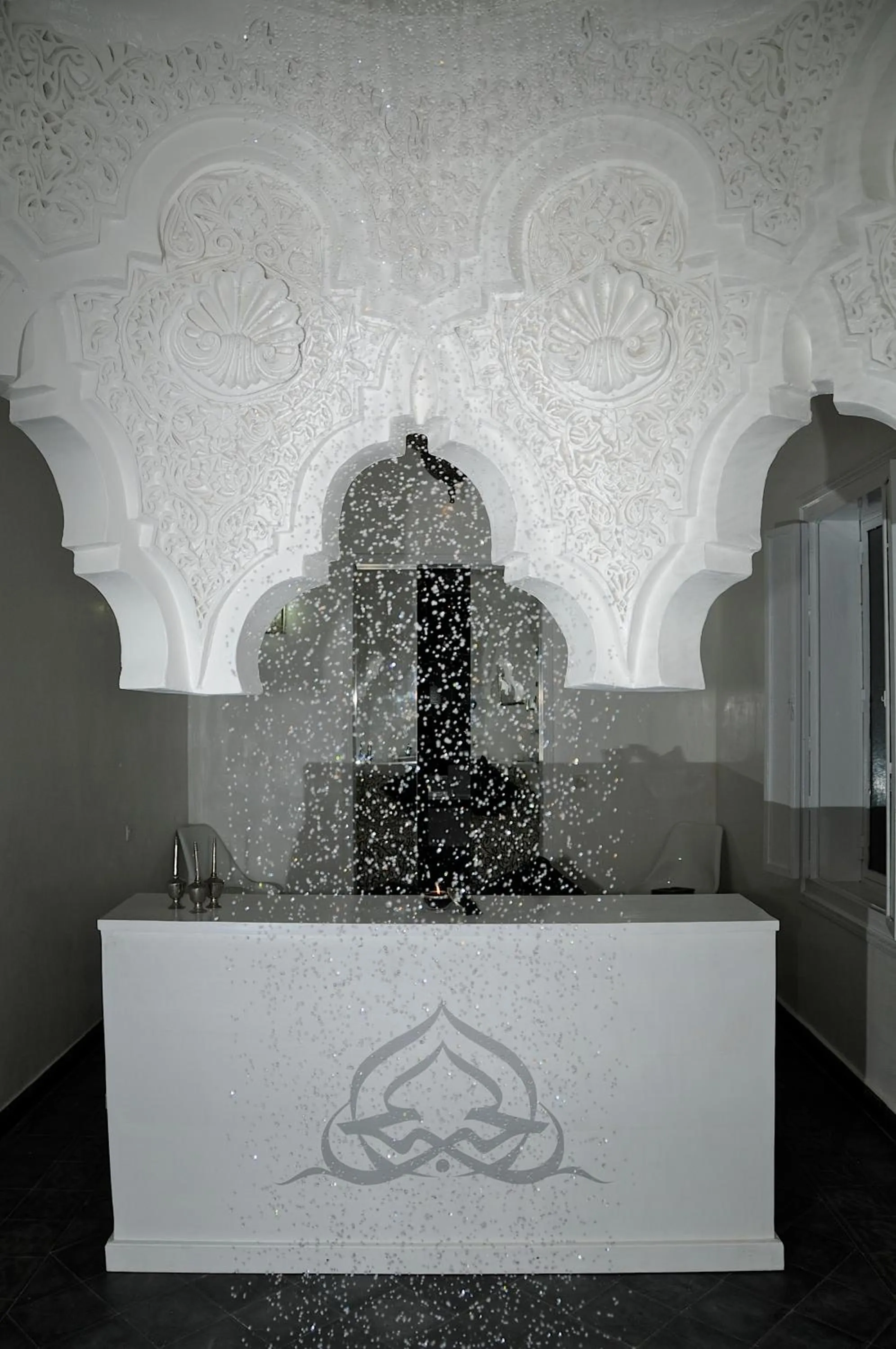 Shower in Riad Bellamane Marrakech