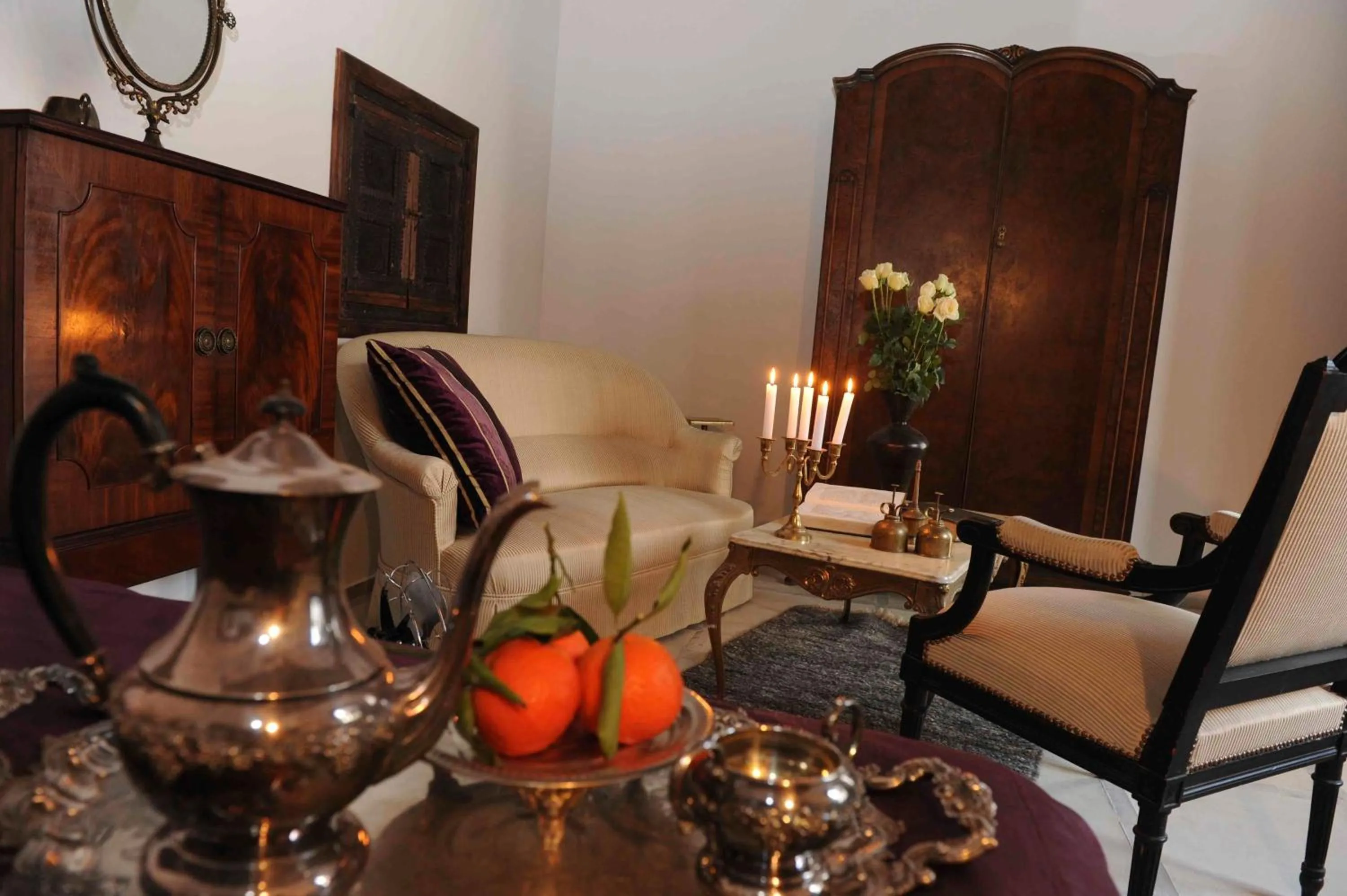 Living room in Riad Bellamane Marrakech