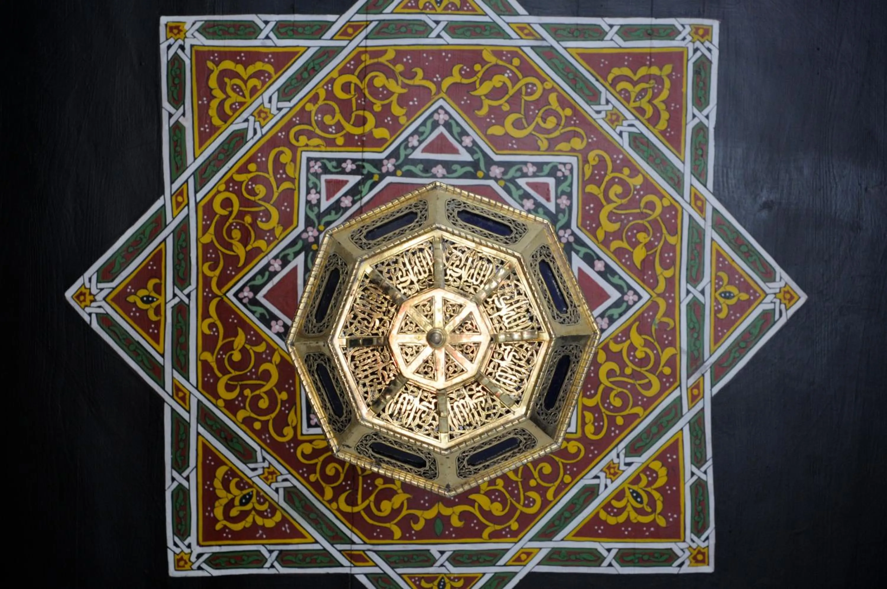 Decorative detail in Riad Bellamane Marrakech