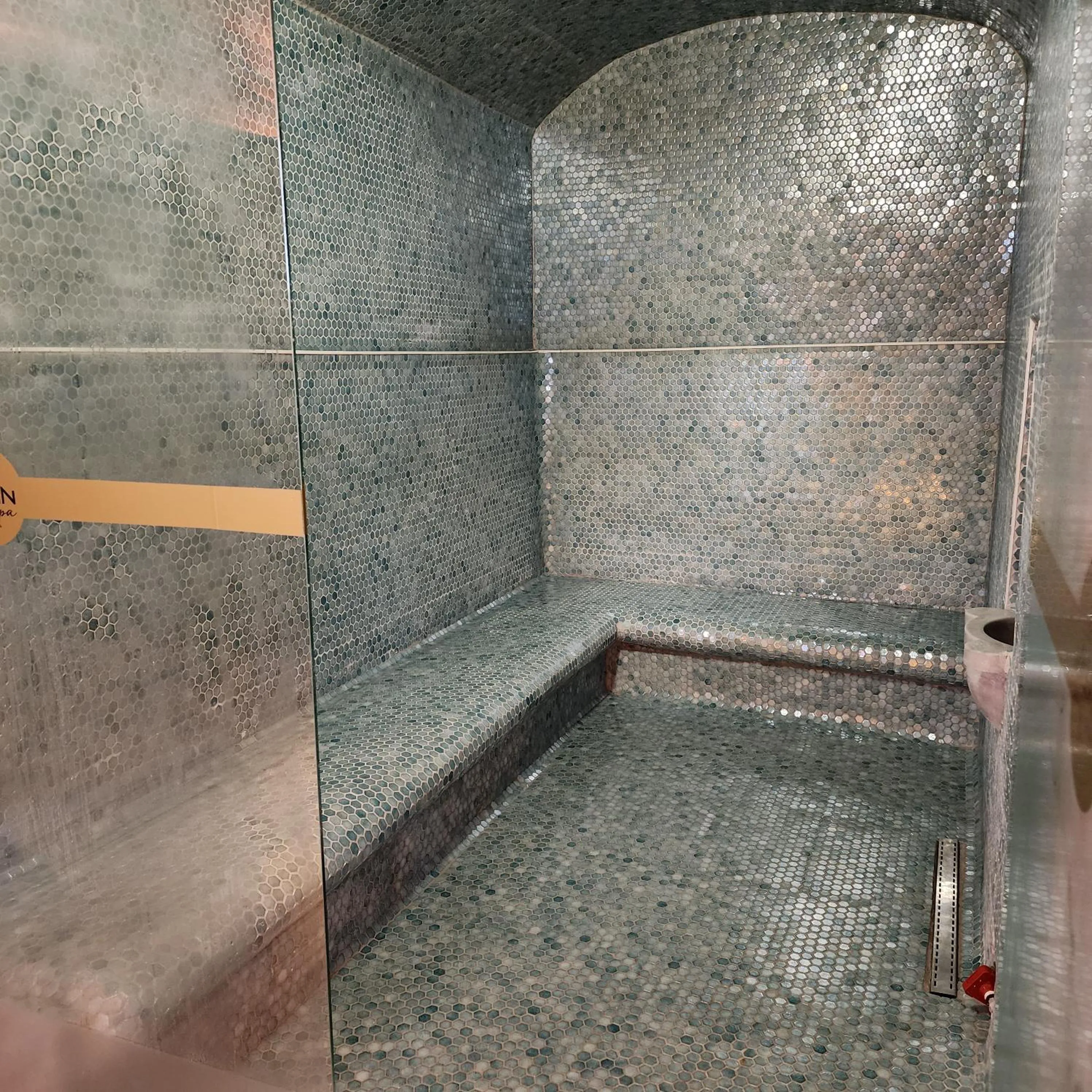 Steam room in Fresco Cave Suites Cappadocia