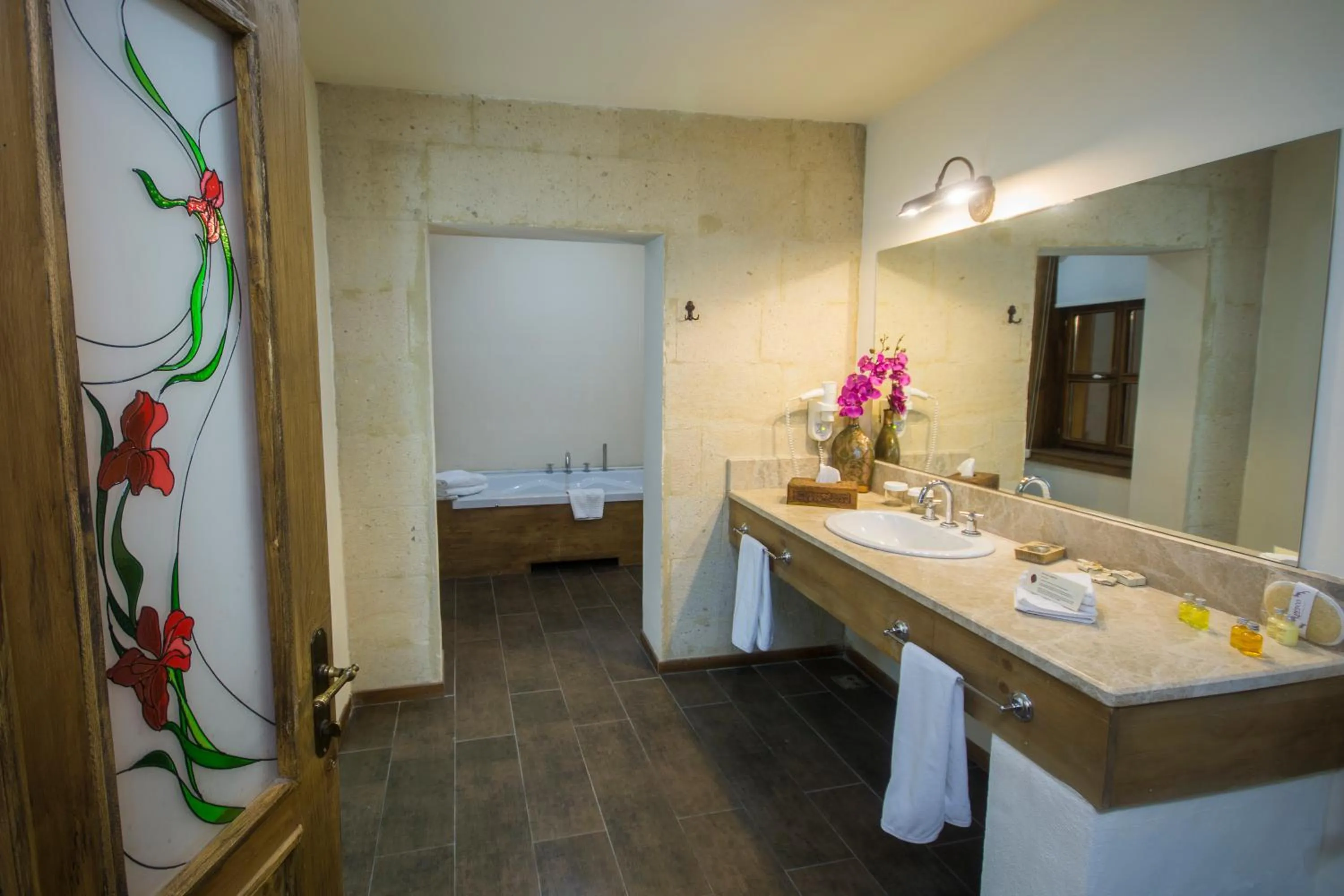 Bathroom in Fresco Cave Suites Cappadocia