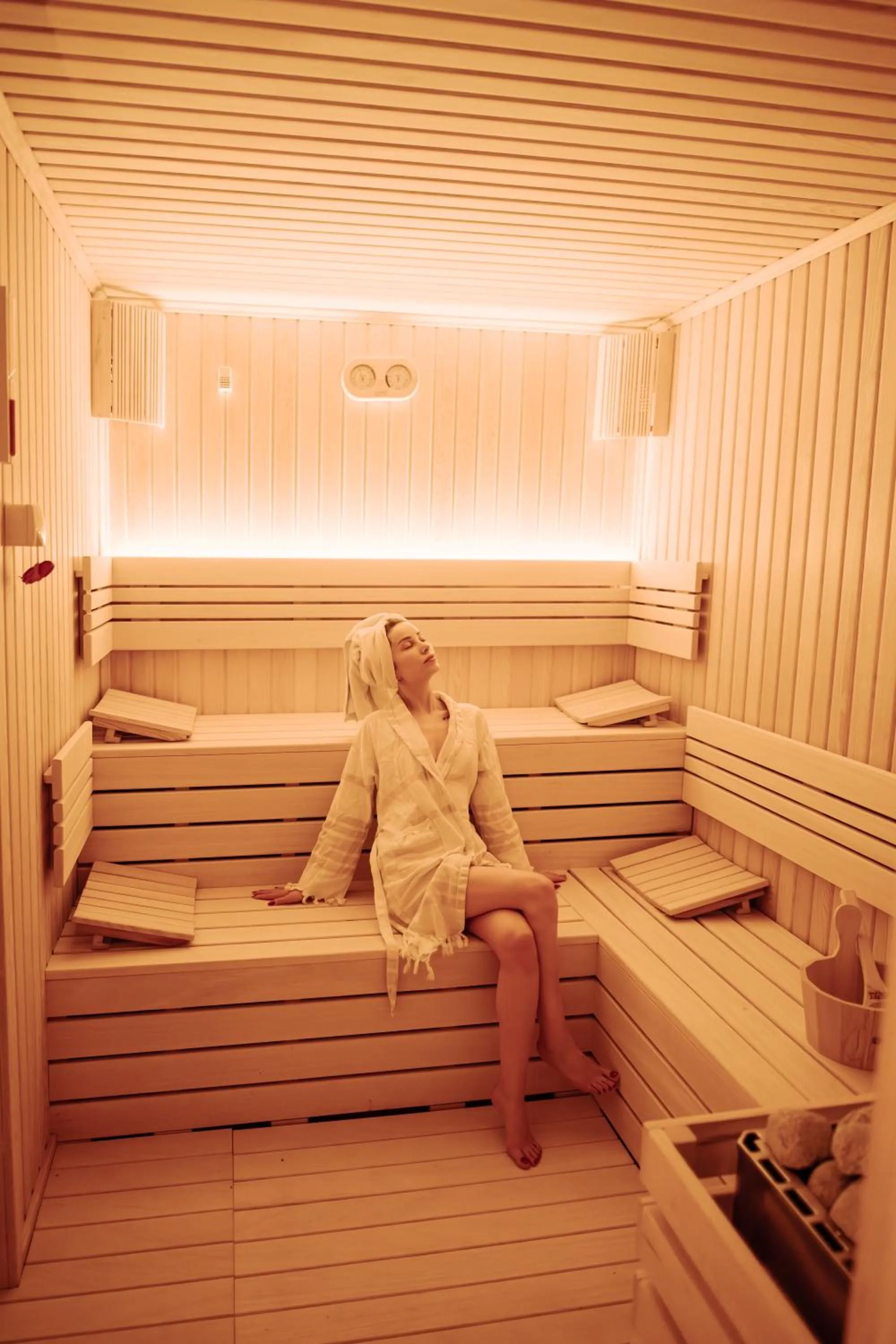Sauna in Fresco Cave Suites Cappadocia