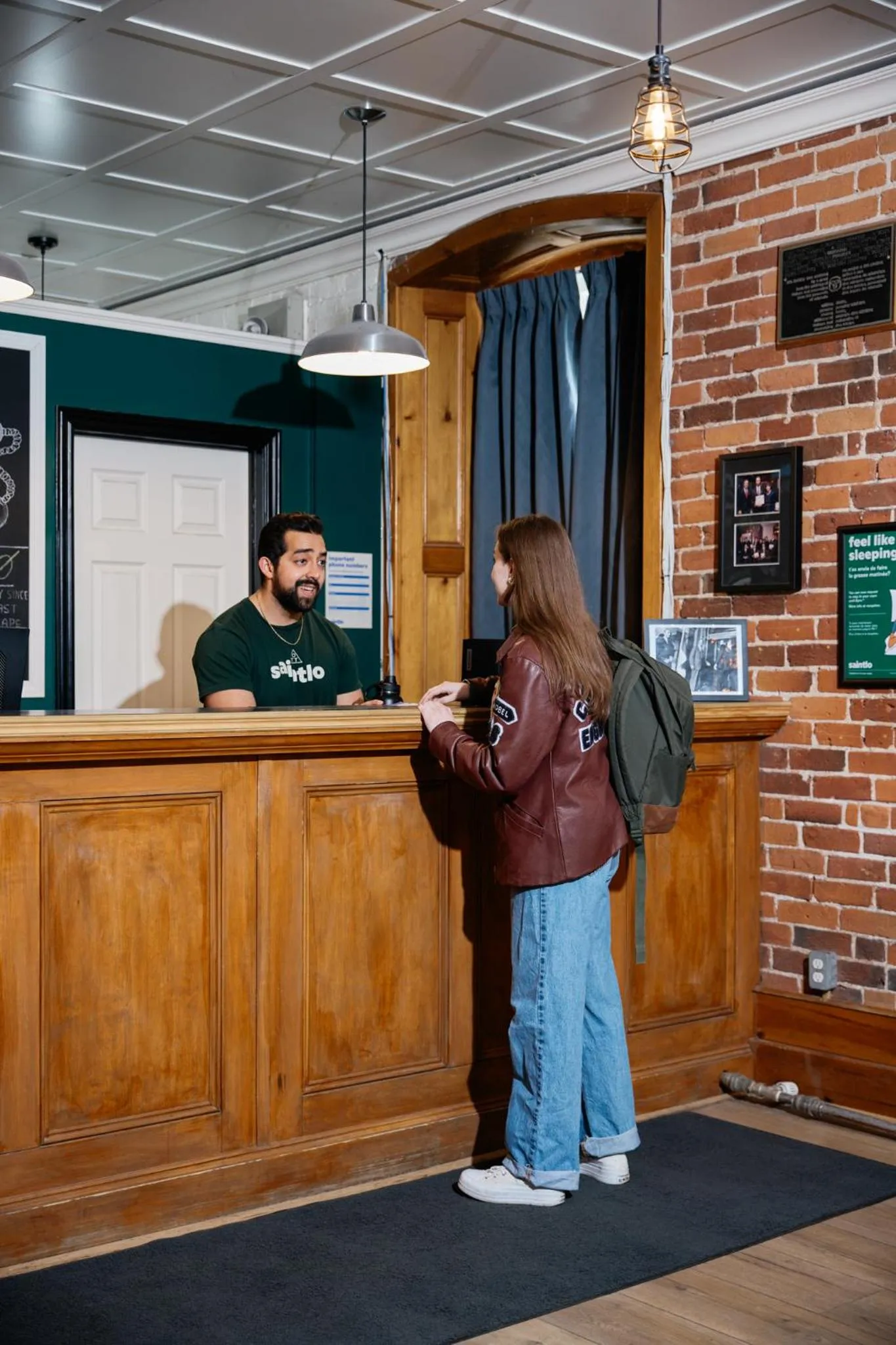 Facade/entrance in Saintlo Ottawa Jail Hostel