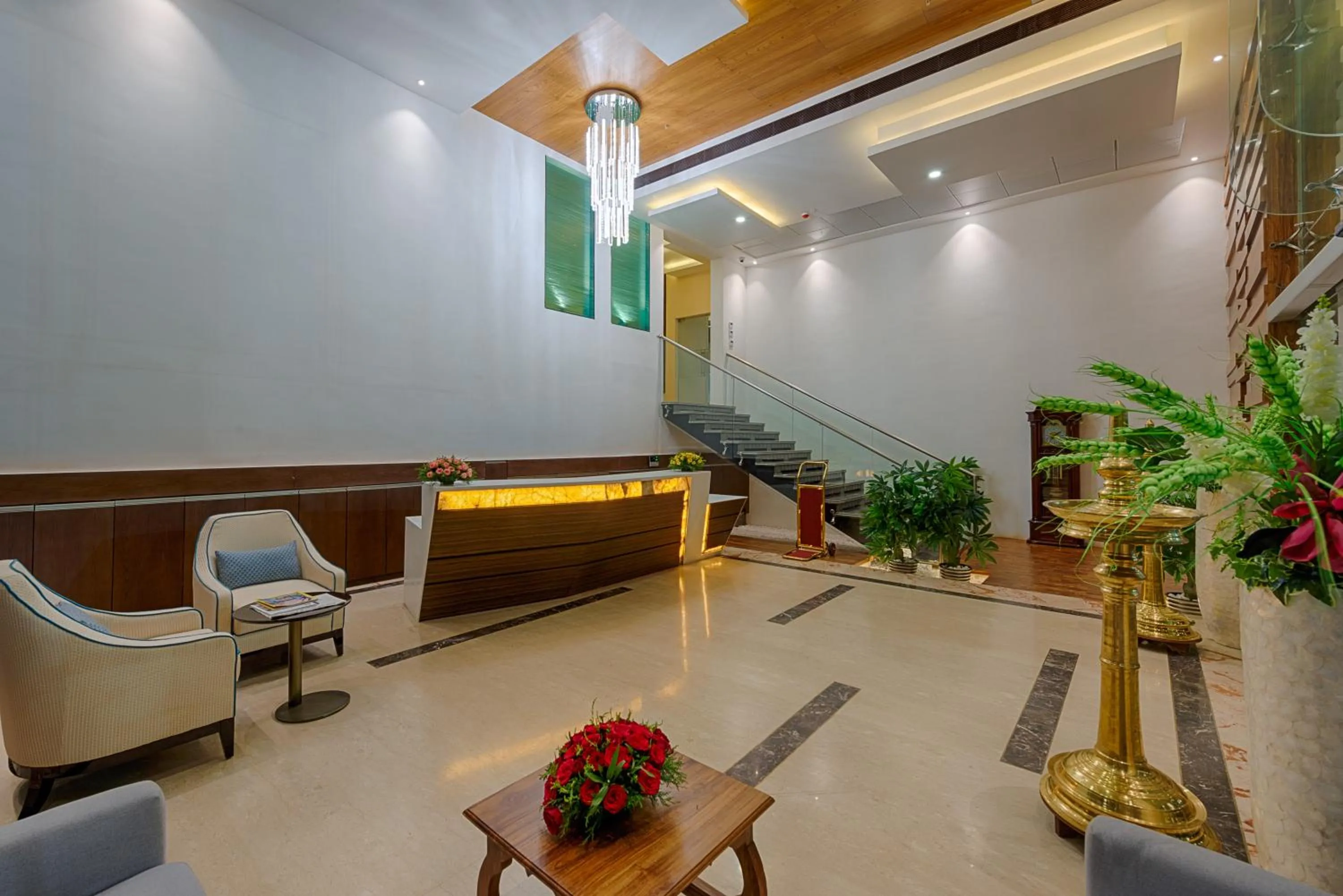 Lobby or reception in Hotel Lance International