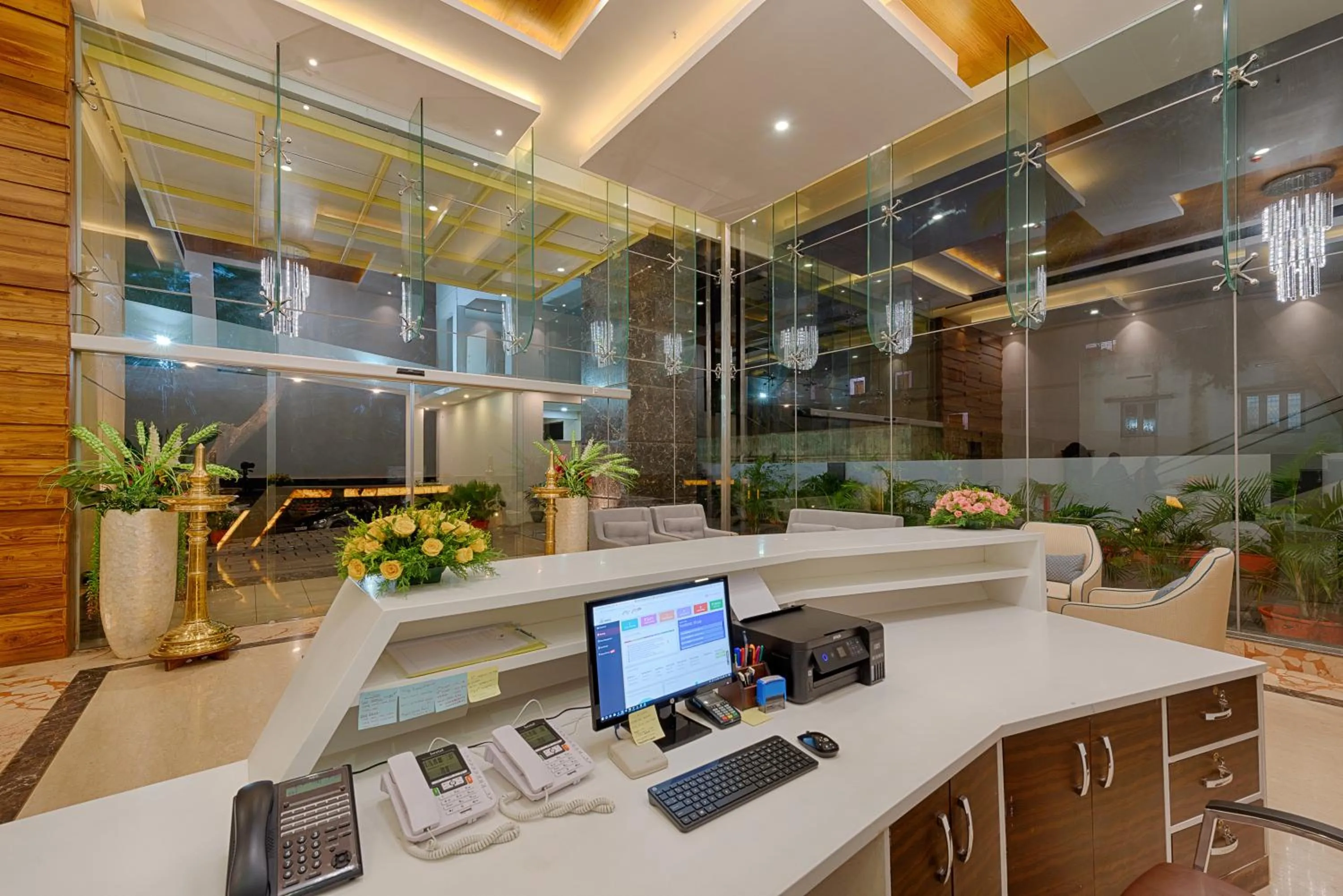 Lobby or reception in Hotel Lance International