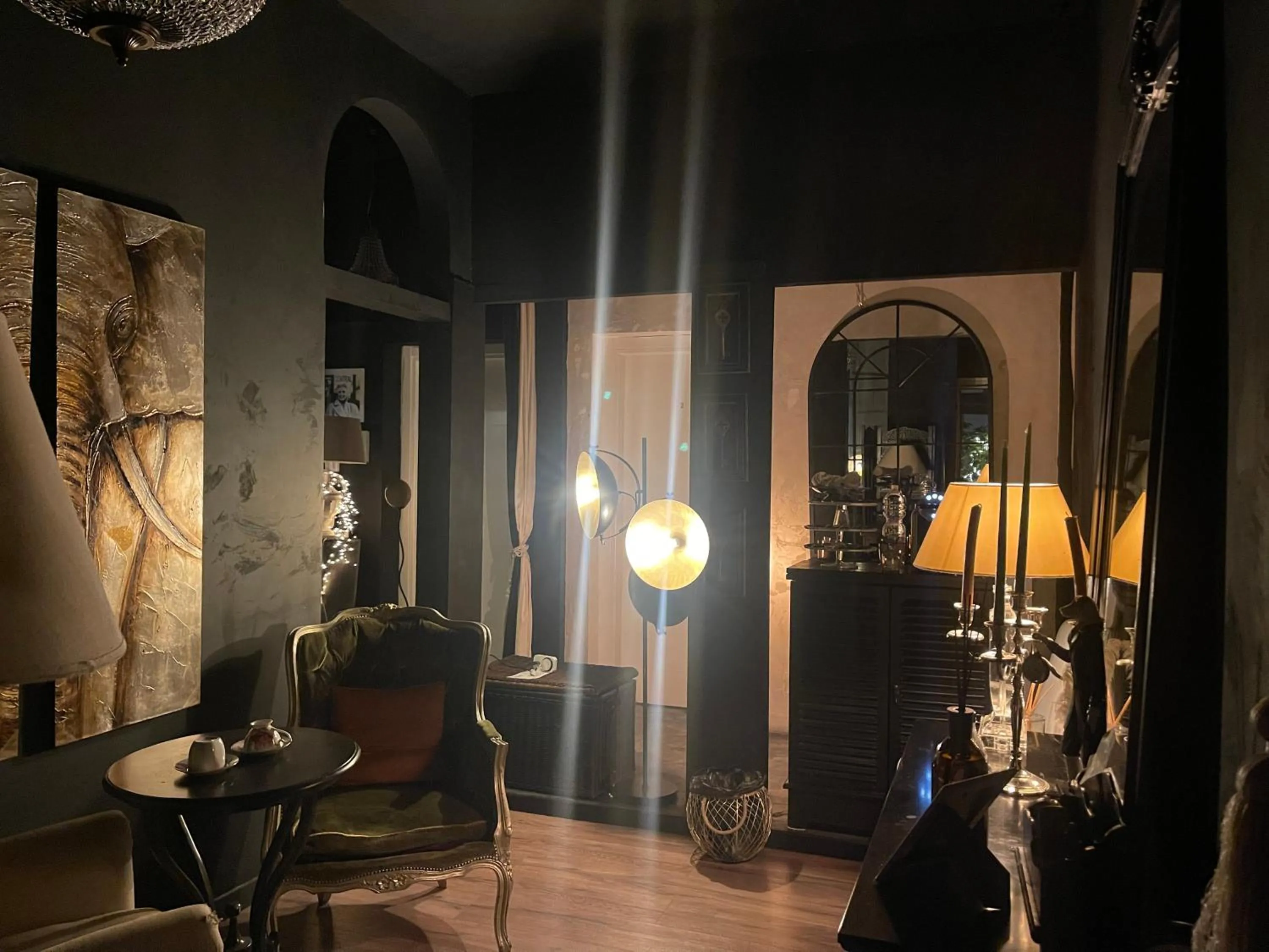 Living room in Les Chambres de Amelie B&B