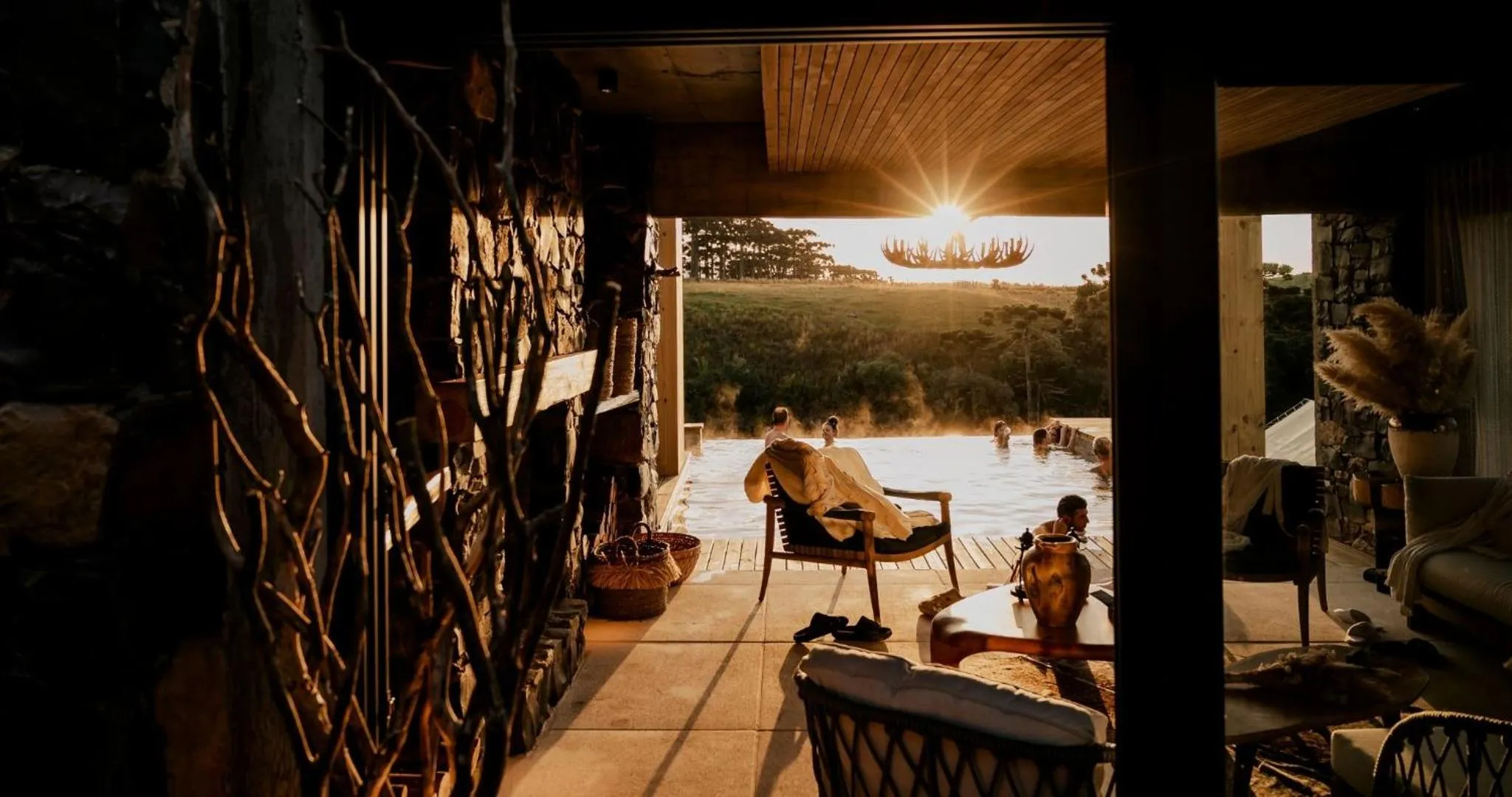 Seating area in Parador Cambará do Sul