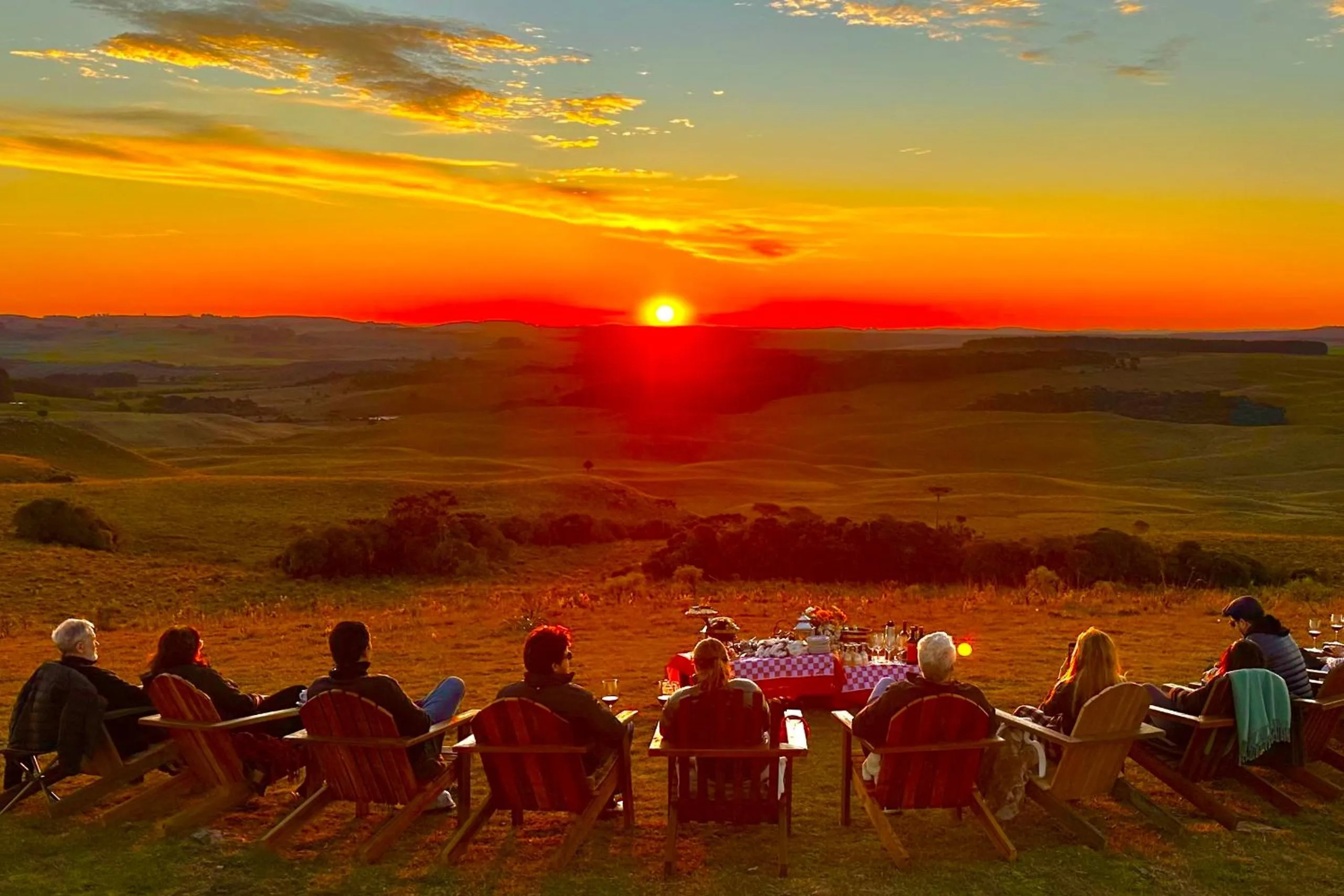 Sunset in Parador Cambará do Sul