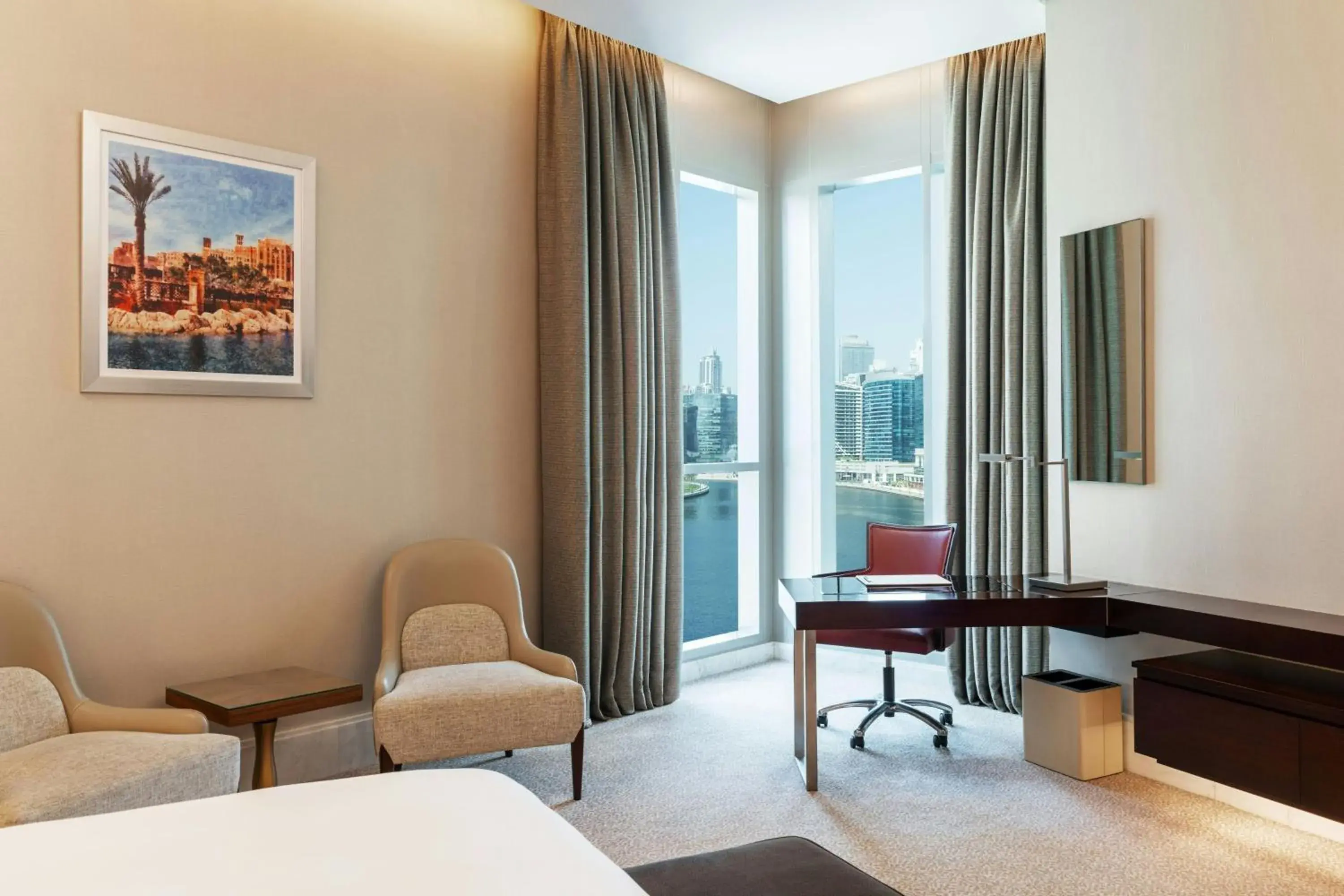 Deluxe King Room with Bay View (Complimentary Shuttle to Dubai Mall, Metro & La Mer Beach) in Grand Millennium Business Bay Deluxe King Room with Bay View (Complimentary Shuttle to Dubai Mall, Metro & La Mer Beach) in Grand Millennium Business Bay