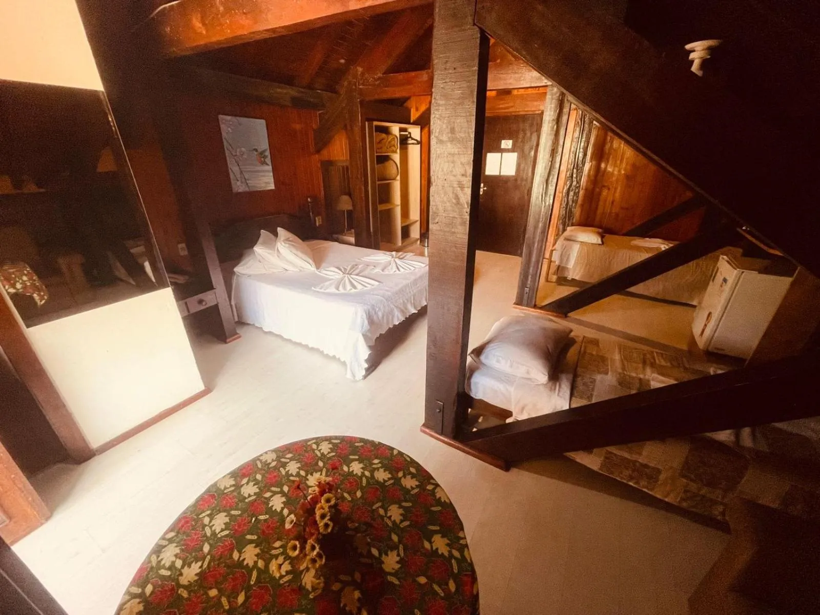 Bed in Zermatt Hotel