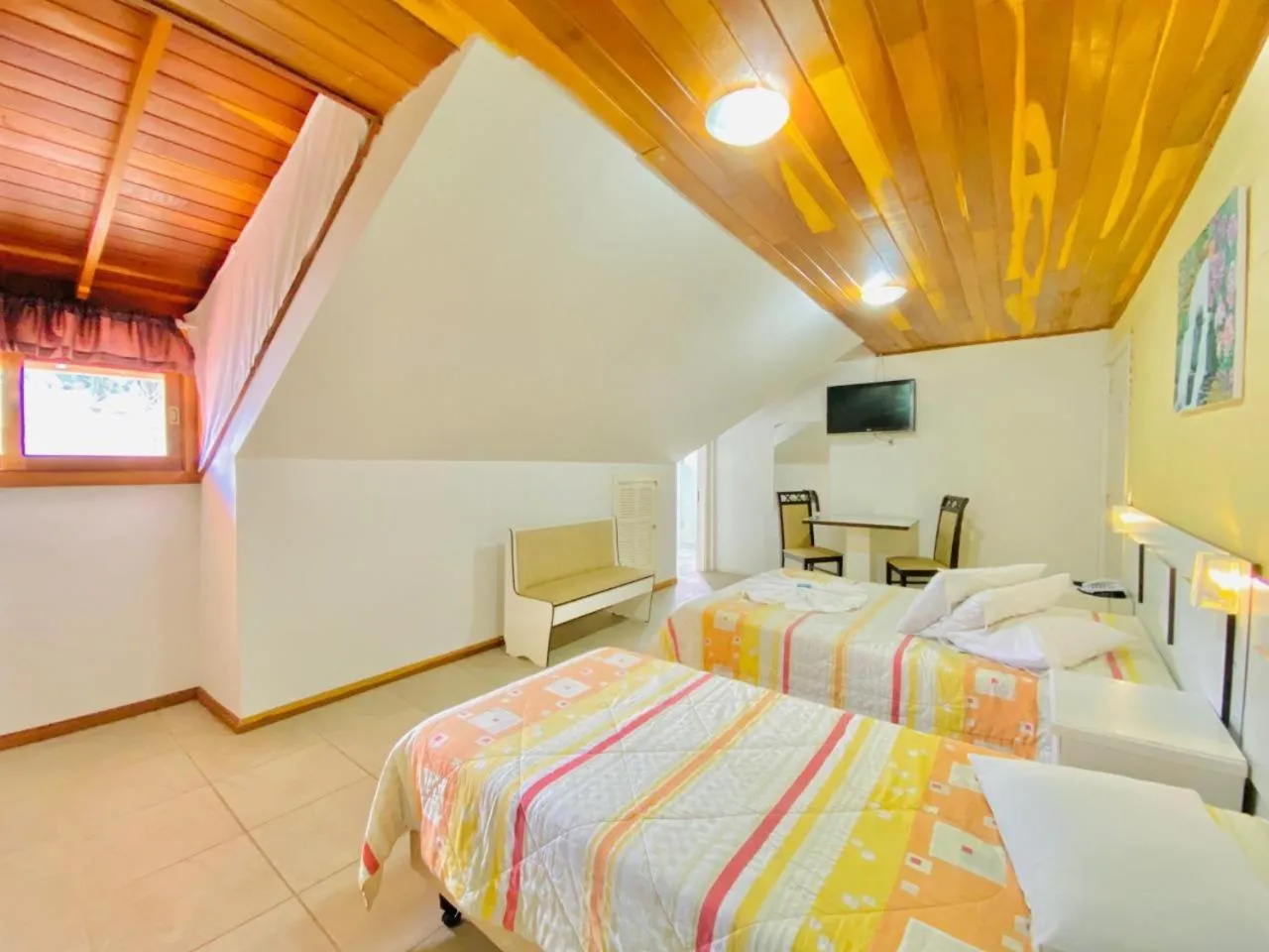 Bed in Zermatt Hotel