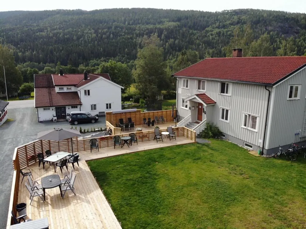 Bird's eye view in Hovstø