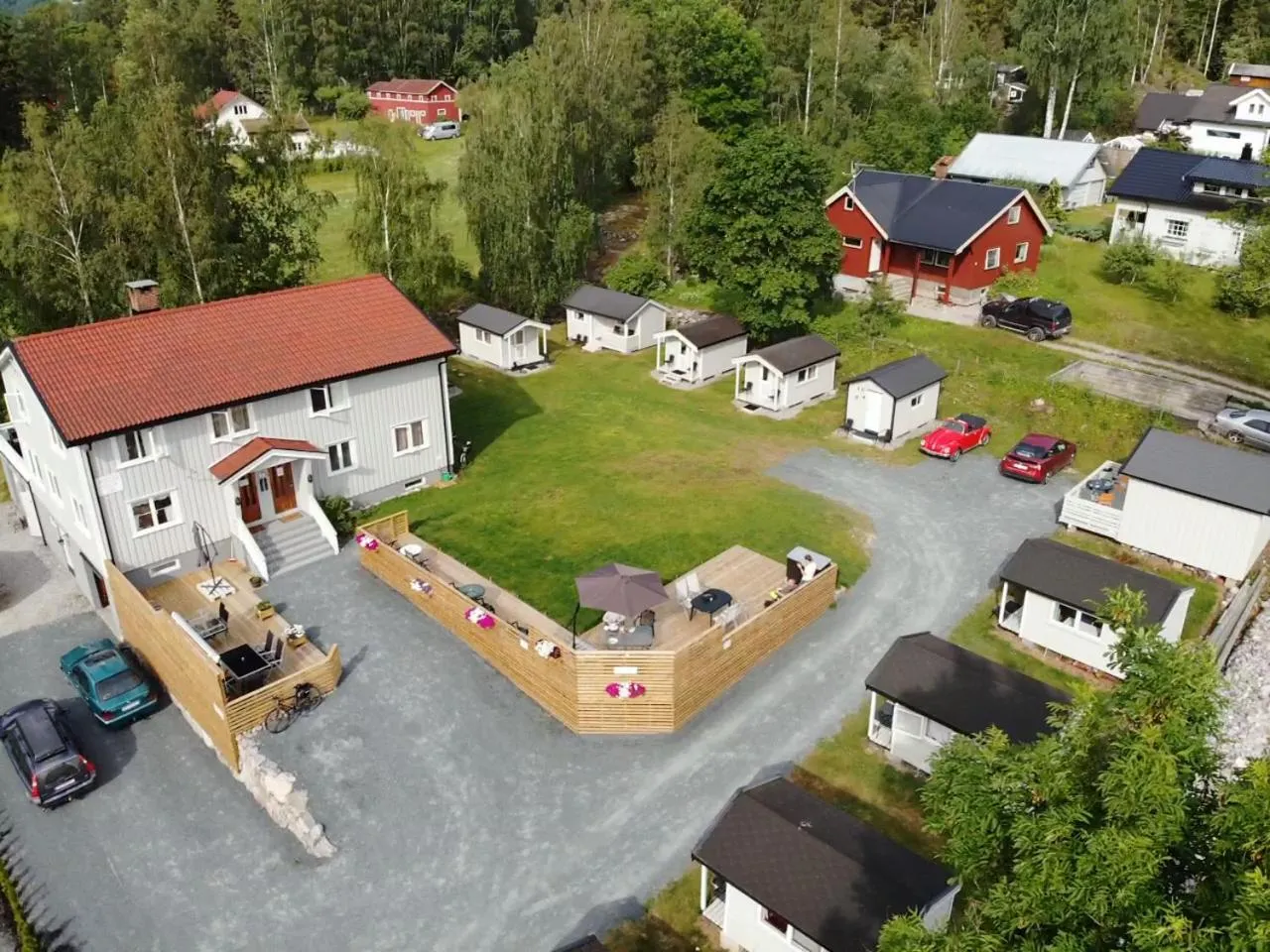 Bird's eye view in Hovstø