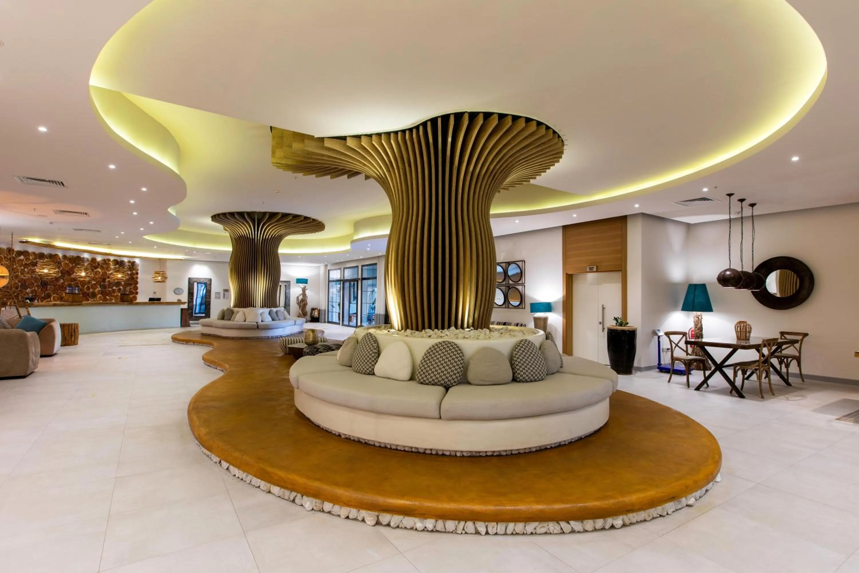 Lobby or reception in Design Plus Seya Beach Hotel