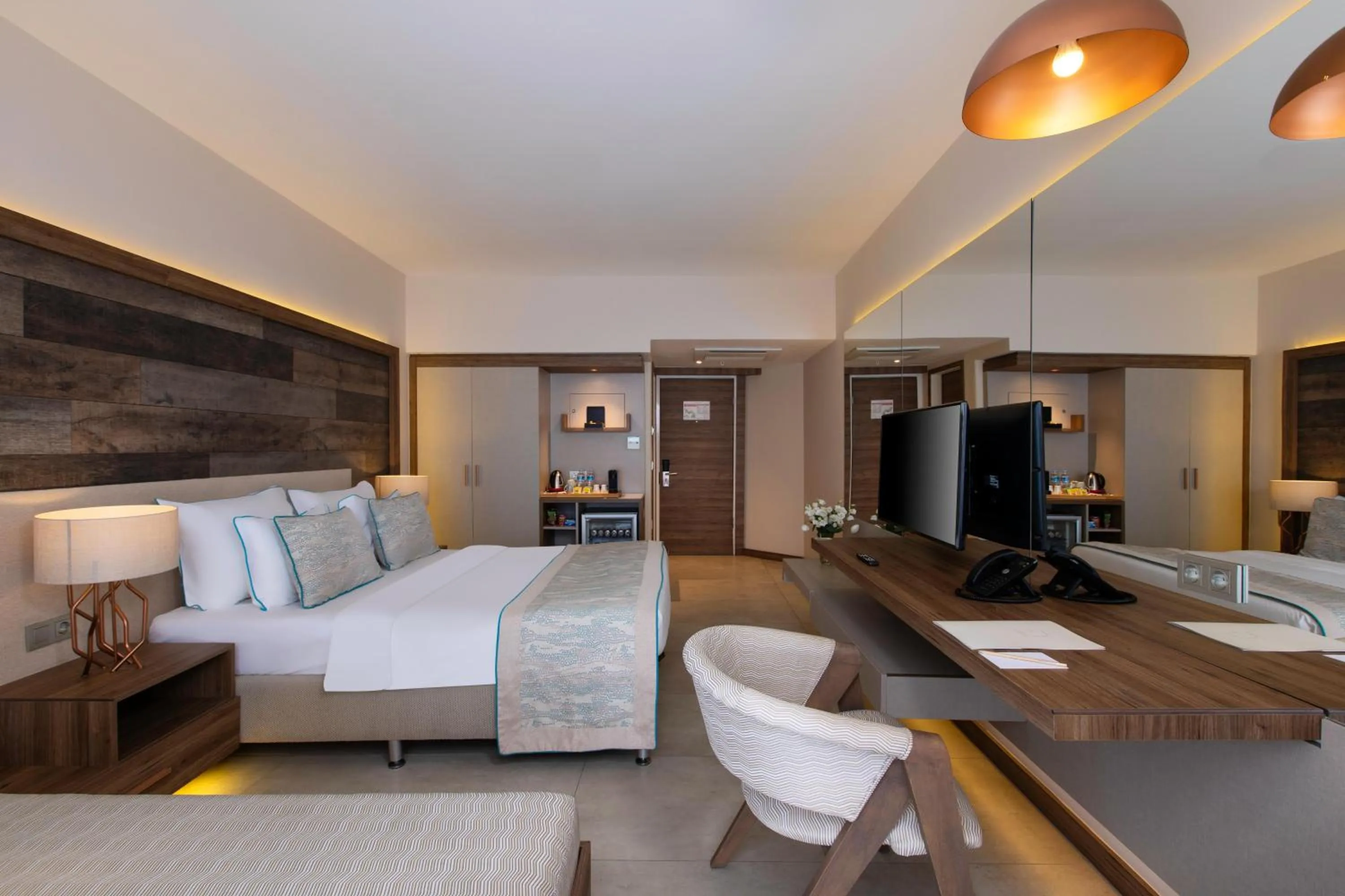 Photo of the whole room, Bed in Design Plus Seya Beach Hotel