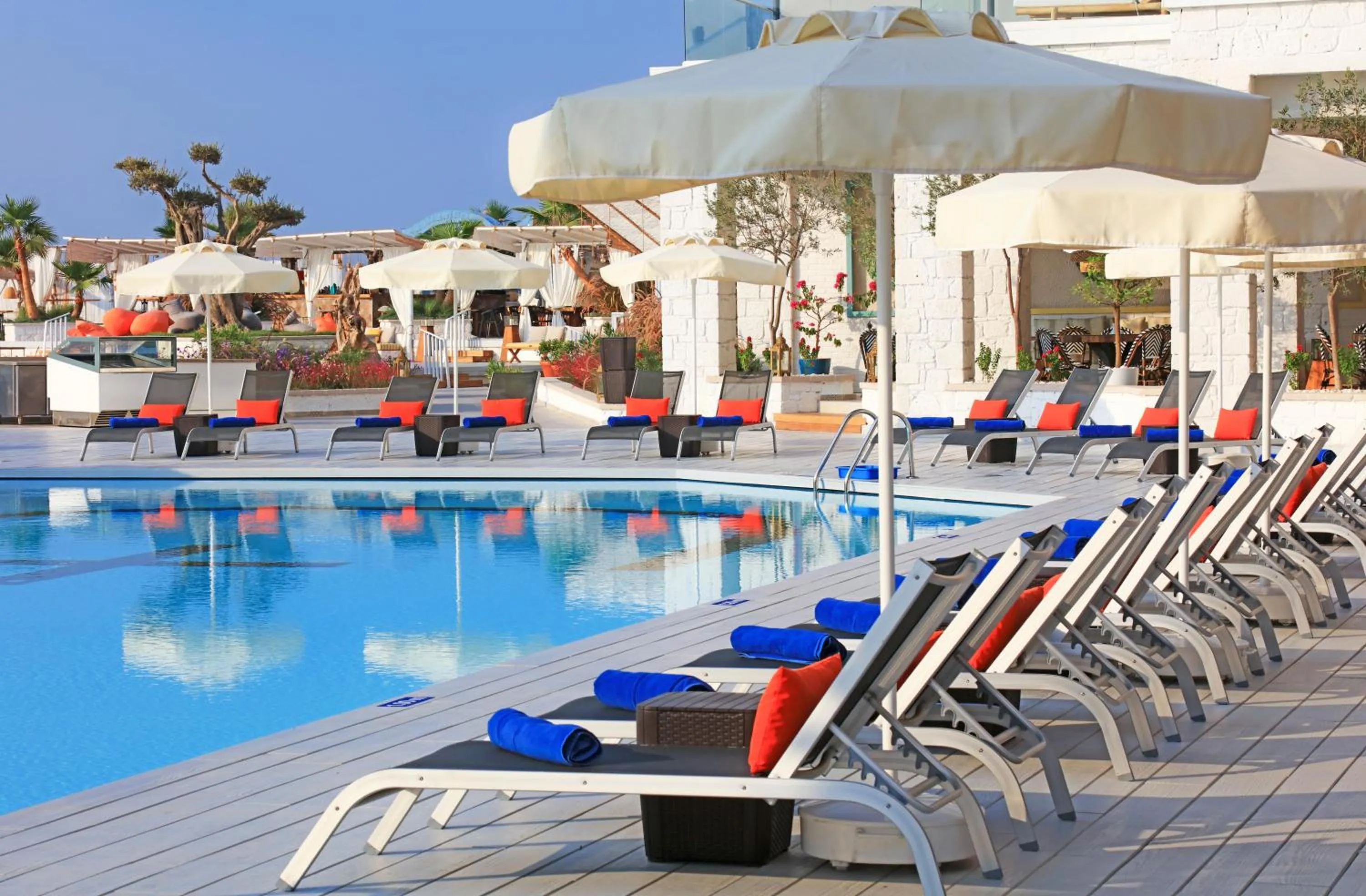 Swimming pool in Design Plus Seya Beach Hotel