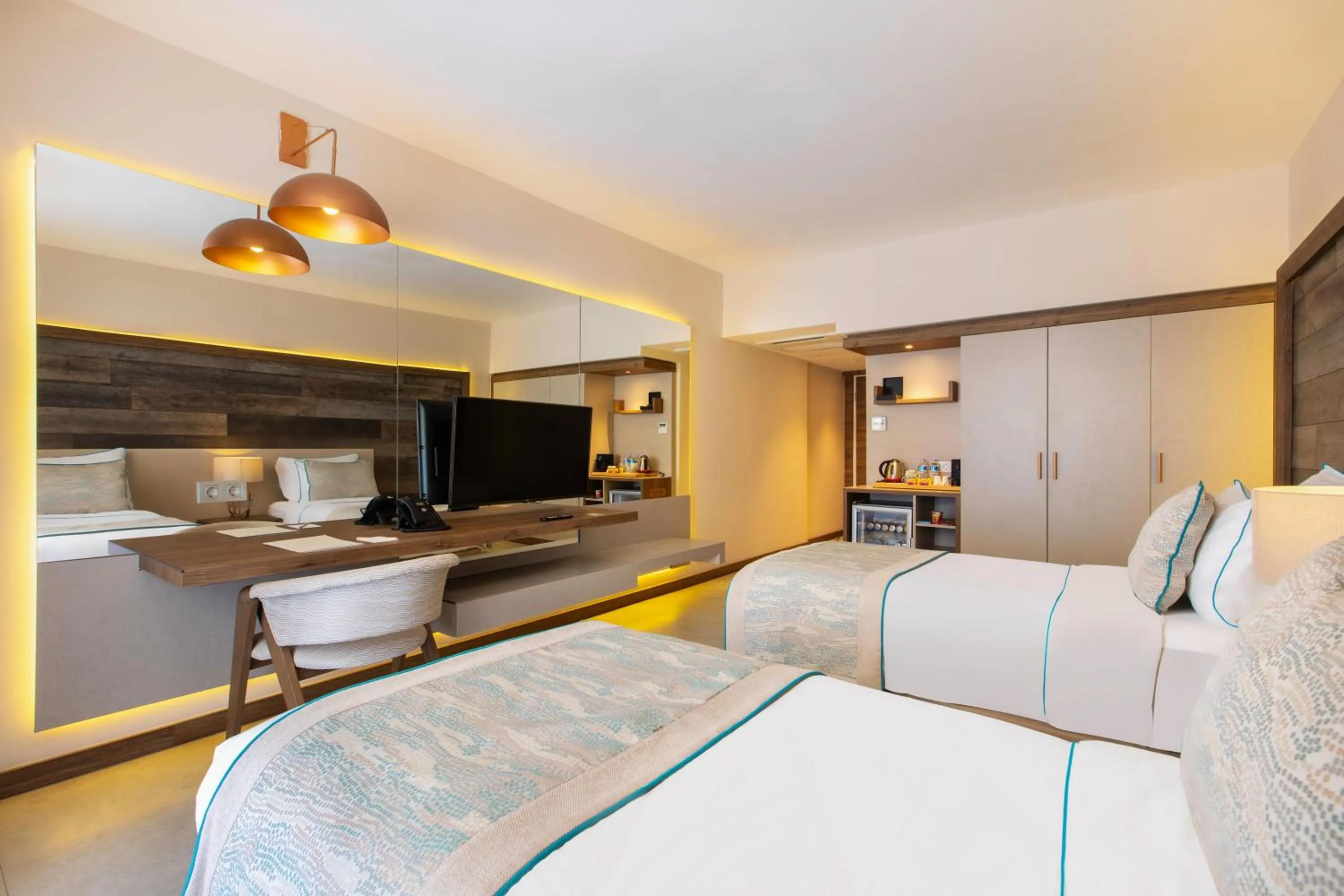 Photo of the whole room, Bed in Design Plus Seya Beach Hotel