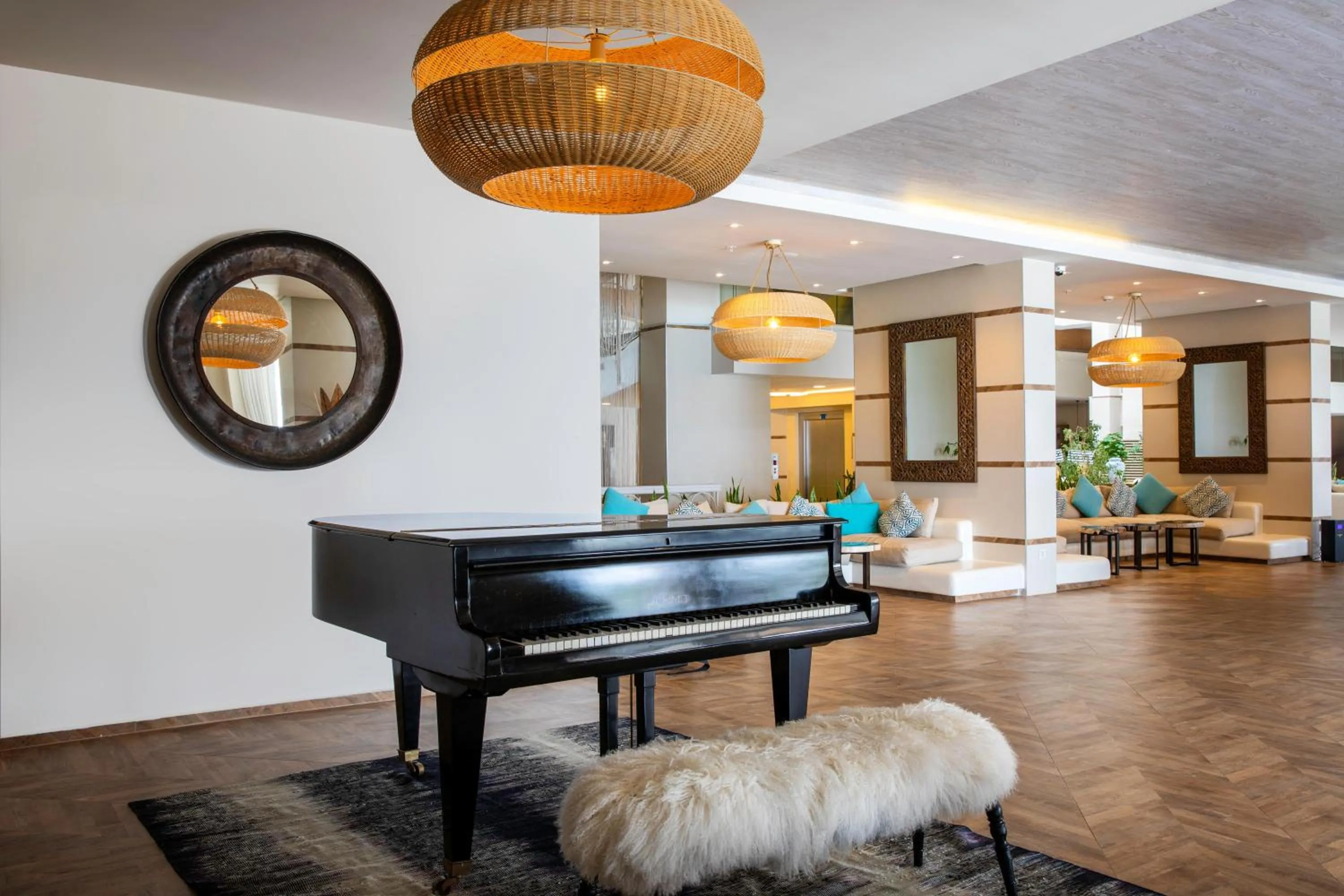 Lobby or reception in Design Plus Seya Beach Hotel