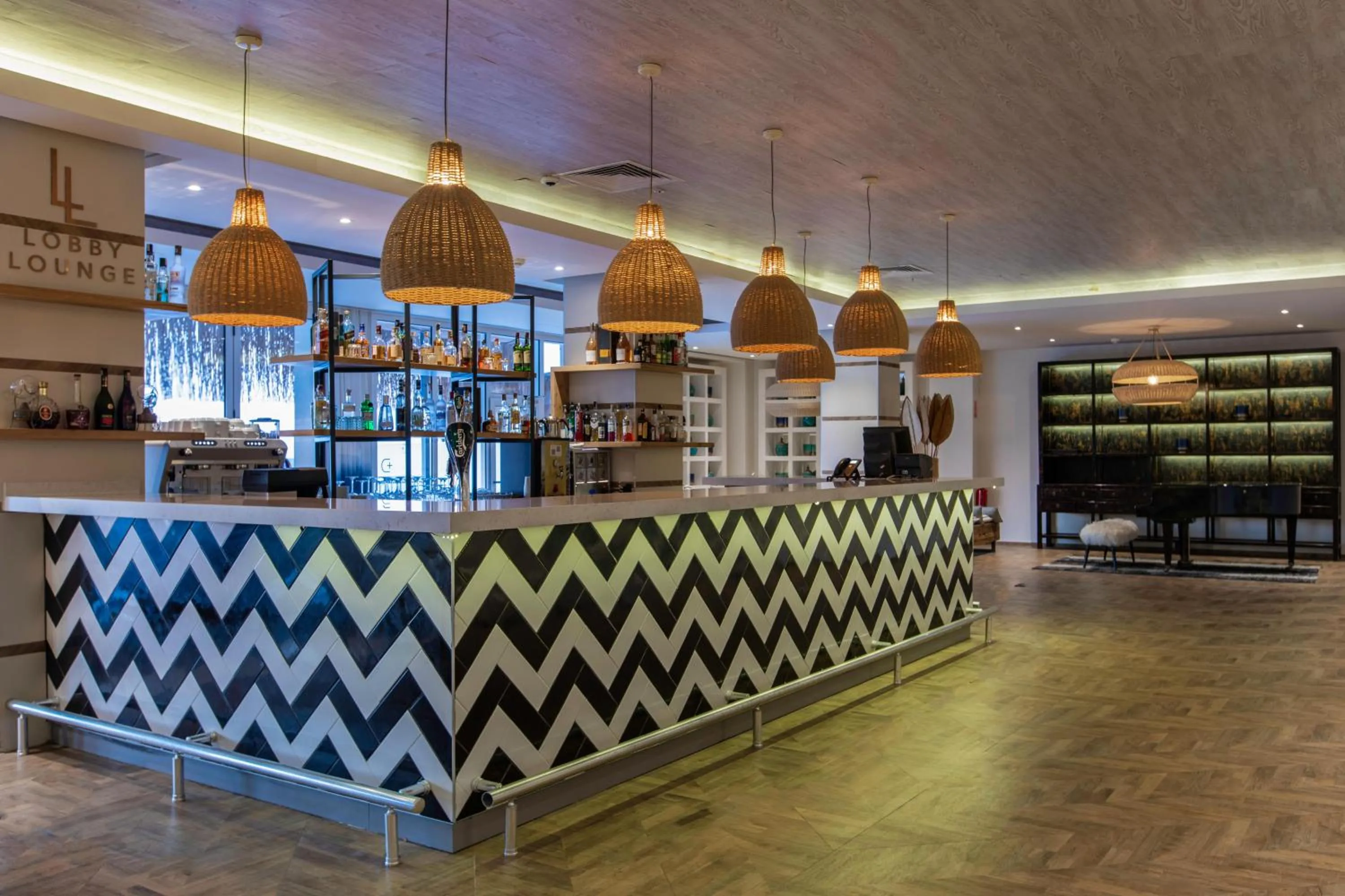 Lounge or bar in Design Plus Seya Beach Hotel