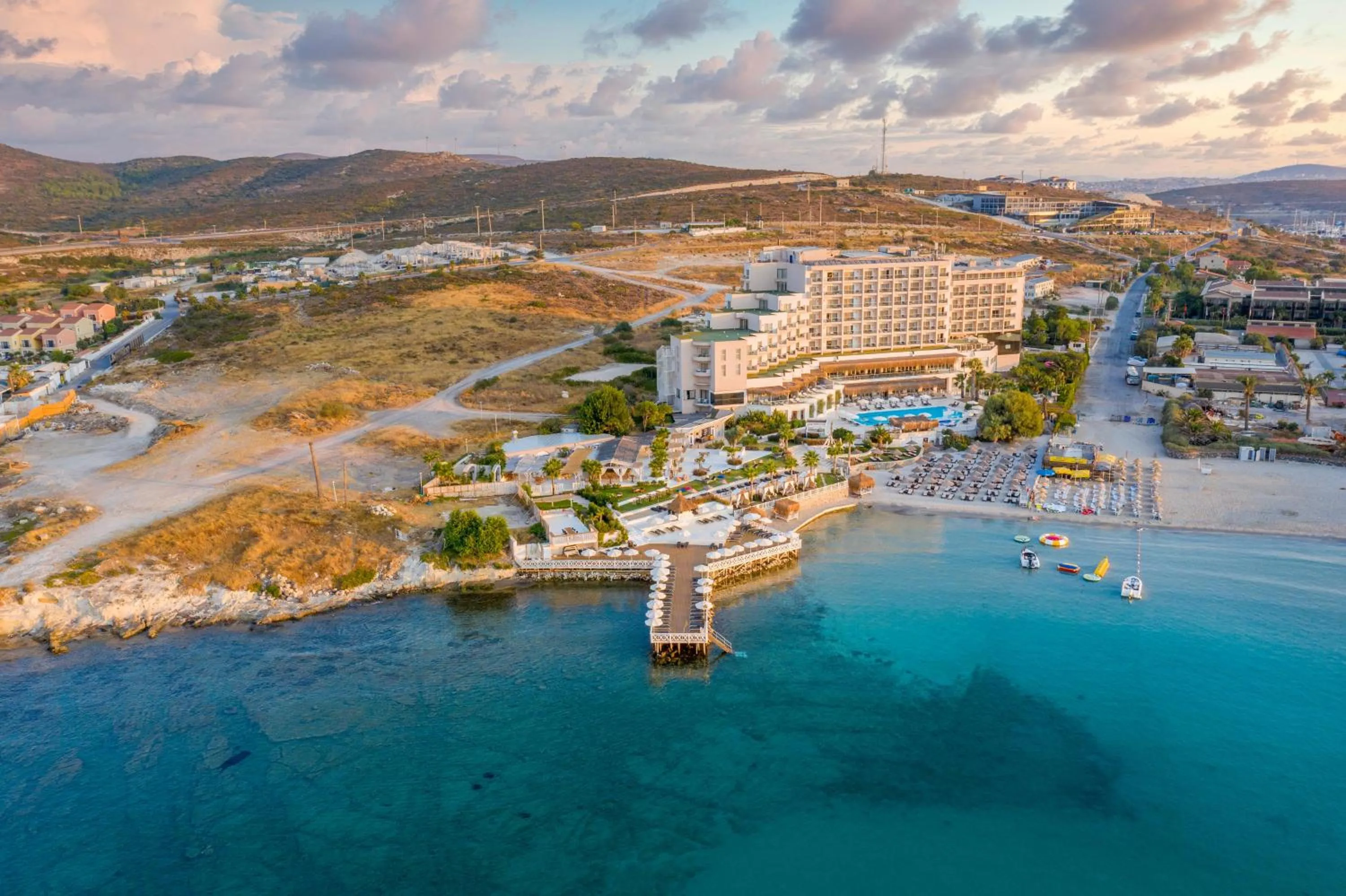 Property building in Design Plus Seya Beach Hotel