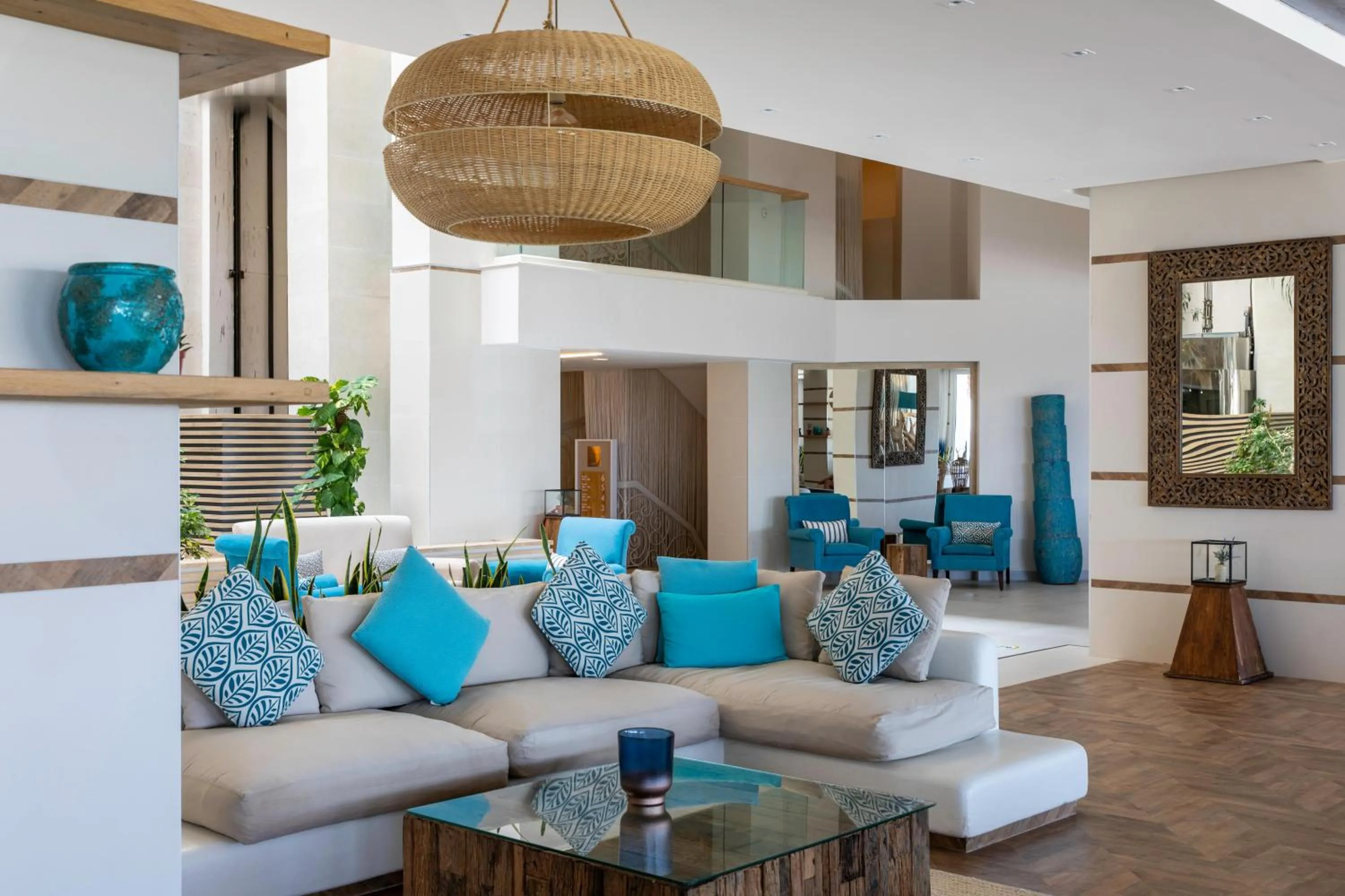 Lobby or reception in Design Plus Seya Beach Hotel