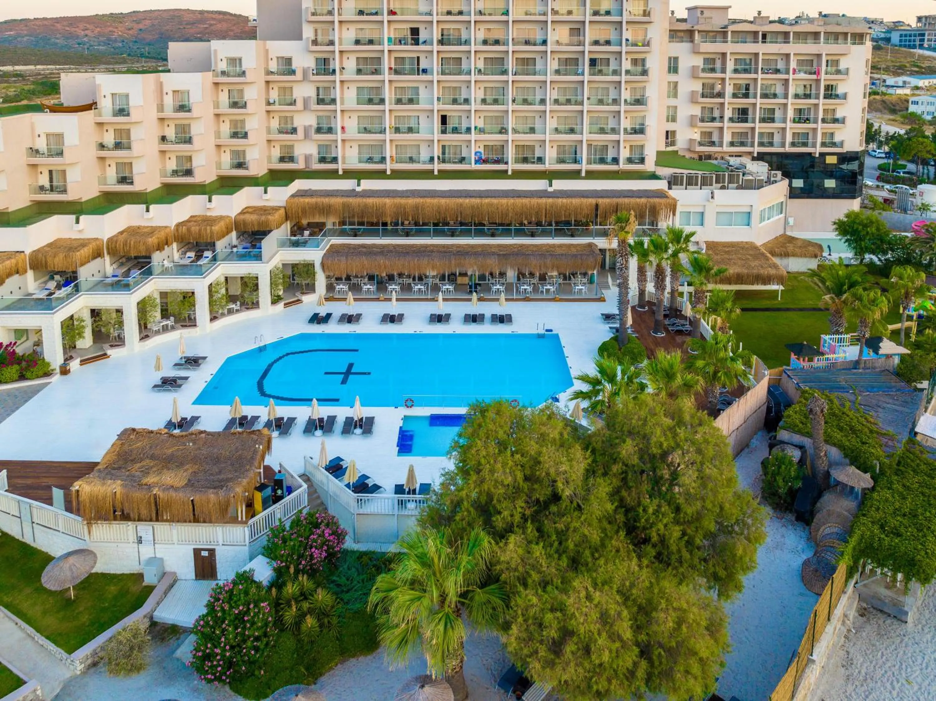 Swimming pool in Design Plus Seya Beach Hotel