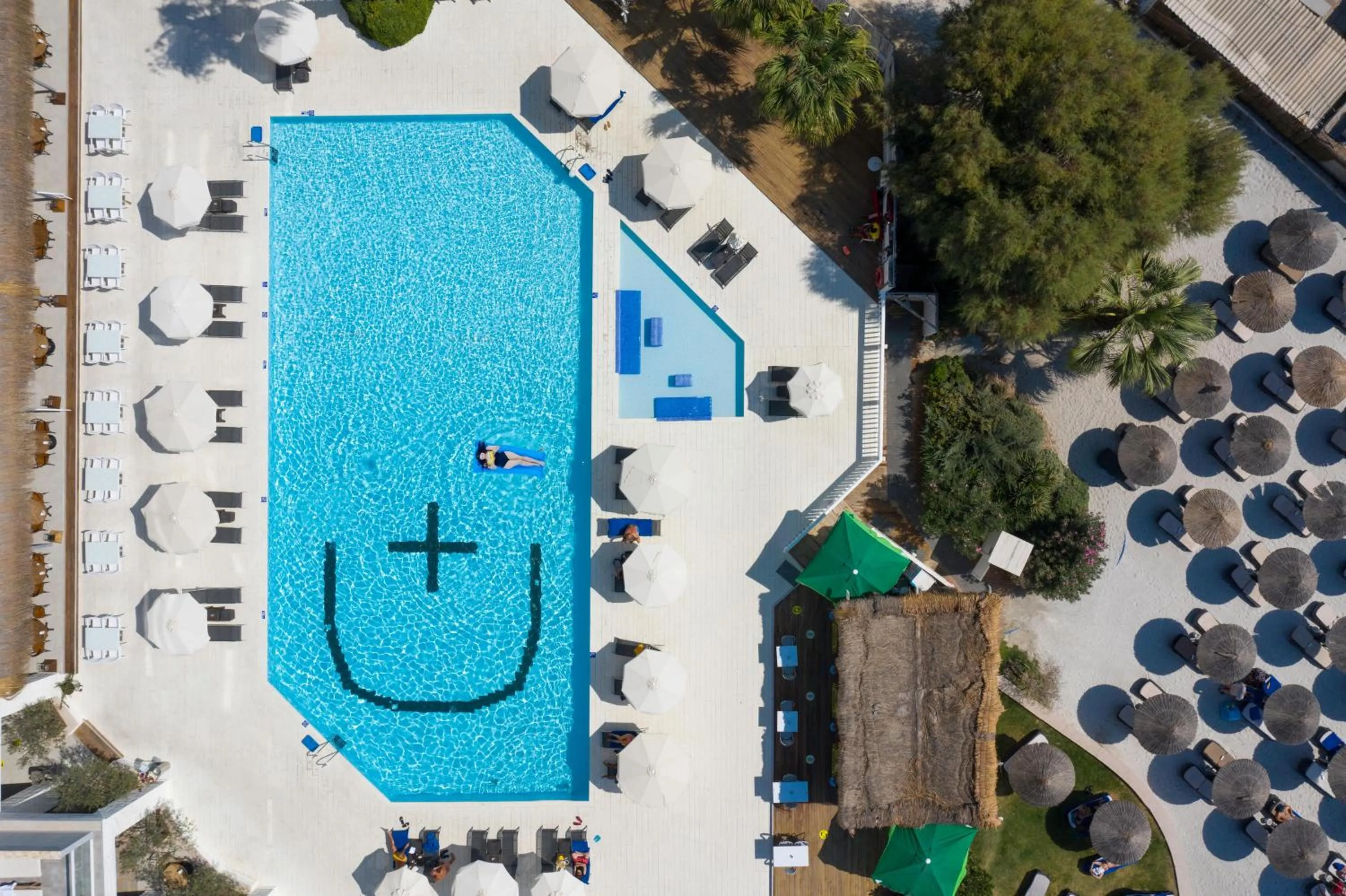 Swimming pool in Design Plus Seya Beach Hotel