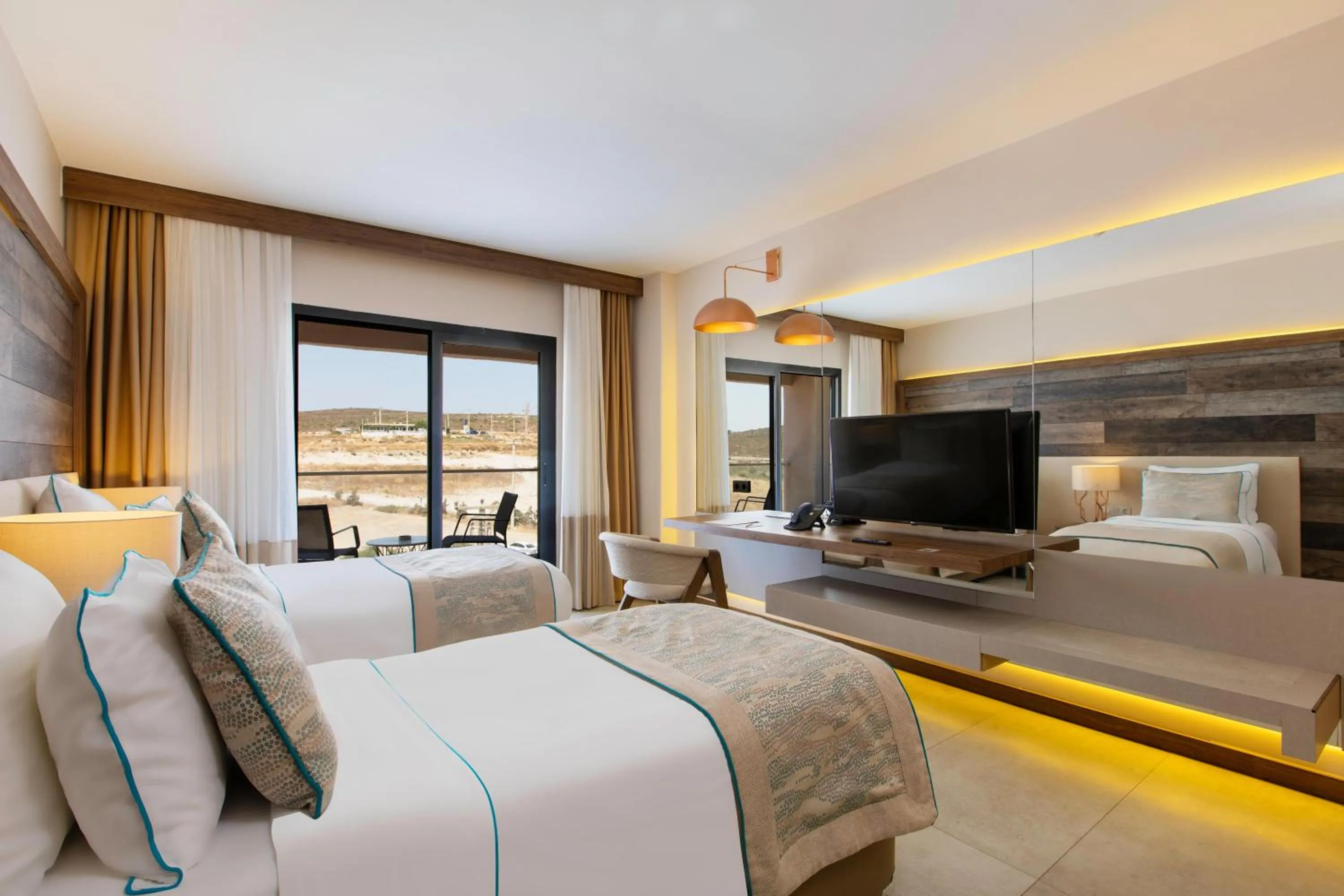 Photo of the whole room, Bed in Design Plus Seya Beach Hotel