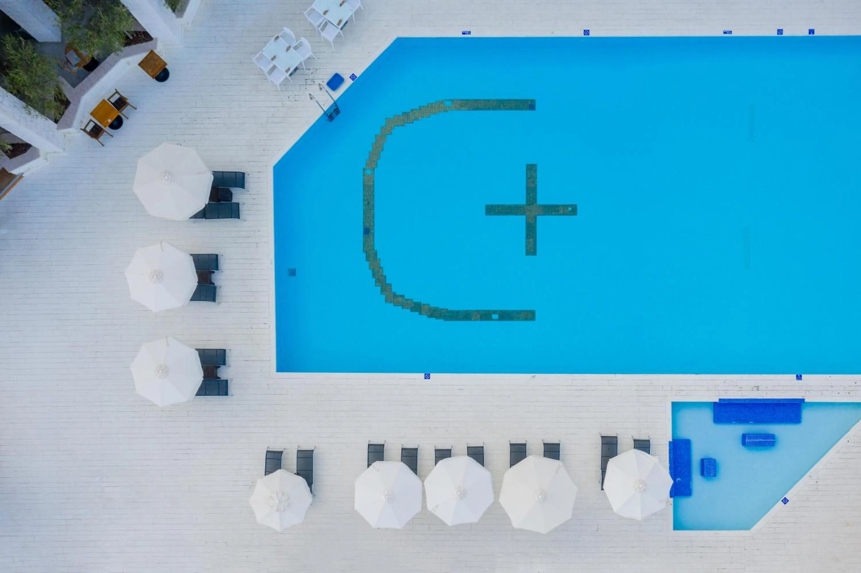 Swimming pool in Design Plus Seya Beach Hotel