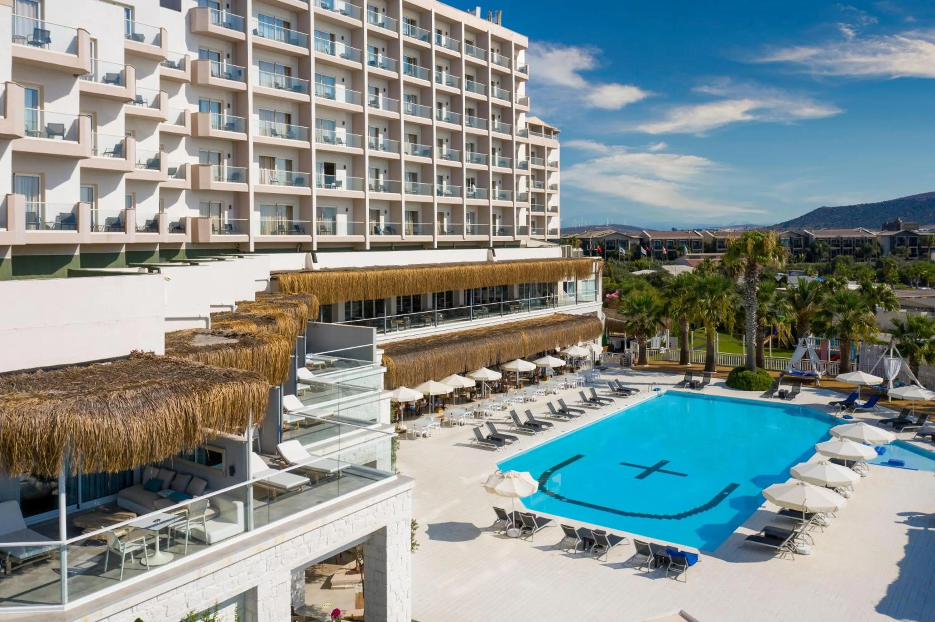 Swimming pool in Design Plus Seya Beach Hotel