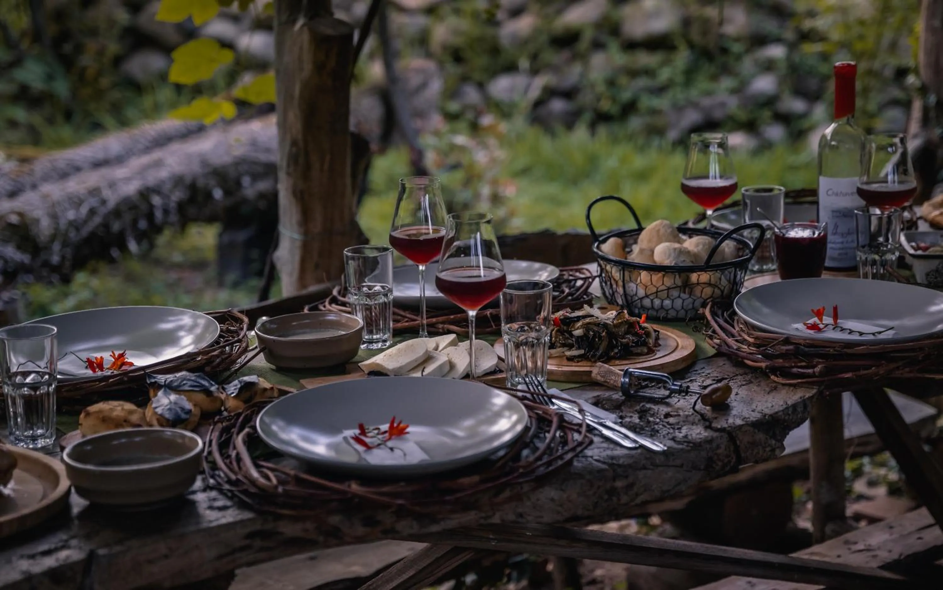 Food and drinks in Menabde Winery