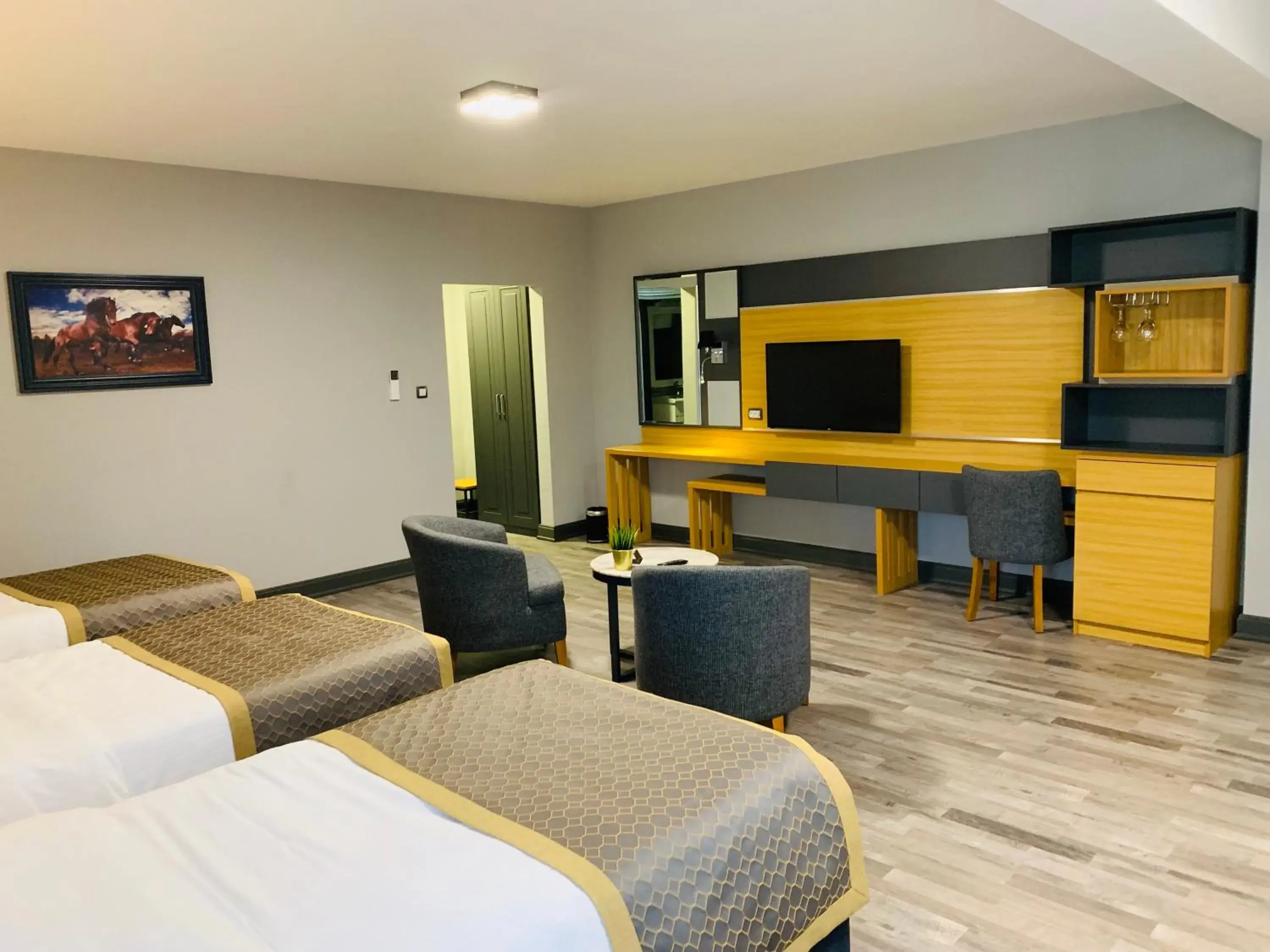 Economy Quadruple Room with Shared Bathroom in Hotel Konak Economy Quadruple Room with Shared Bathroom in Hotel Konak