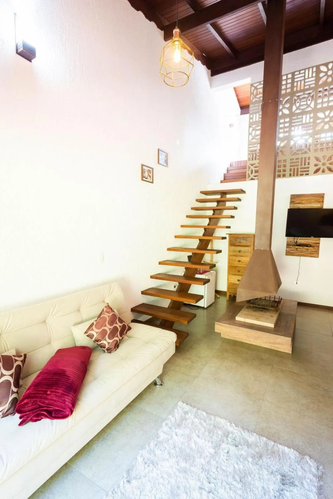 Living room in Pousada Jardim das Montanhas