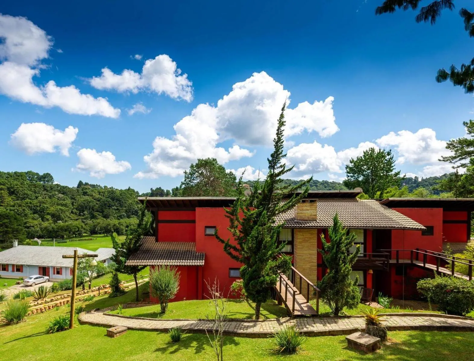 Property building in Pousada Jardim das Montanhas