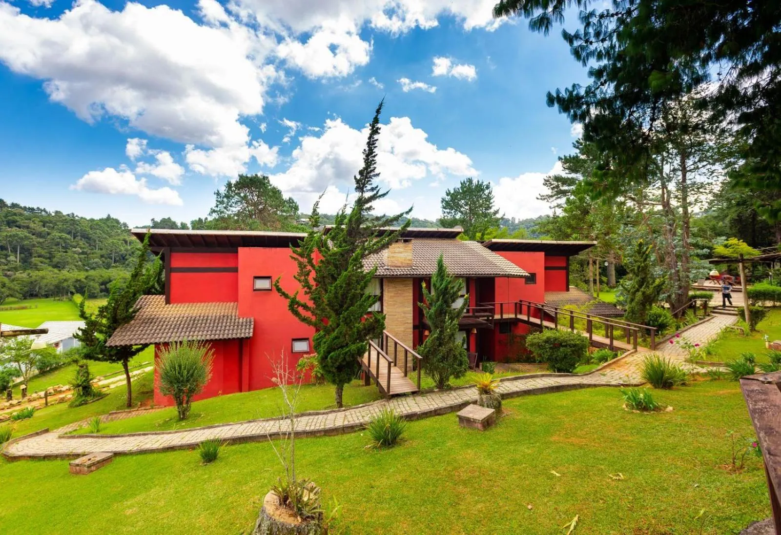 Property building in Pousada Jardim das Montanhas