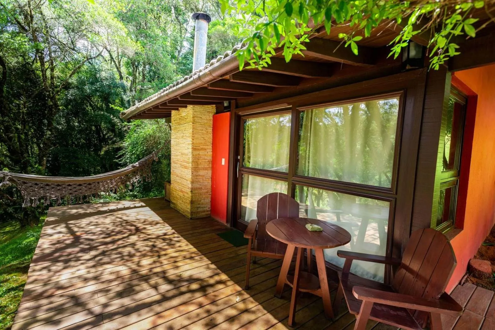 Balcony/Terrace in Pousada Jardim das Montanhas