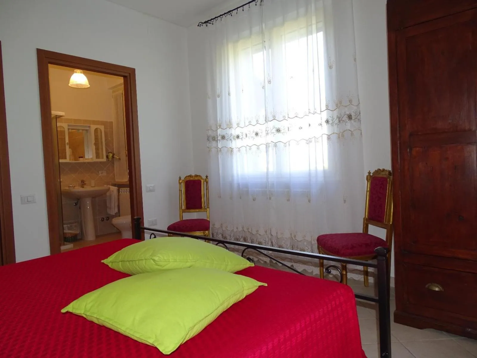 Bedroom, Bed in Residence Terra Dei Santi Country House