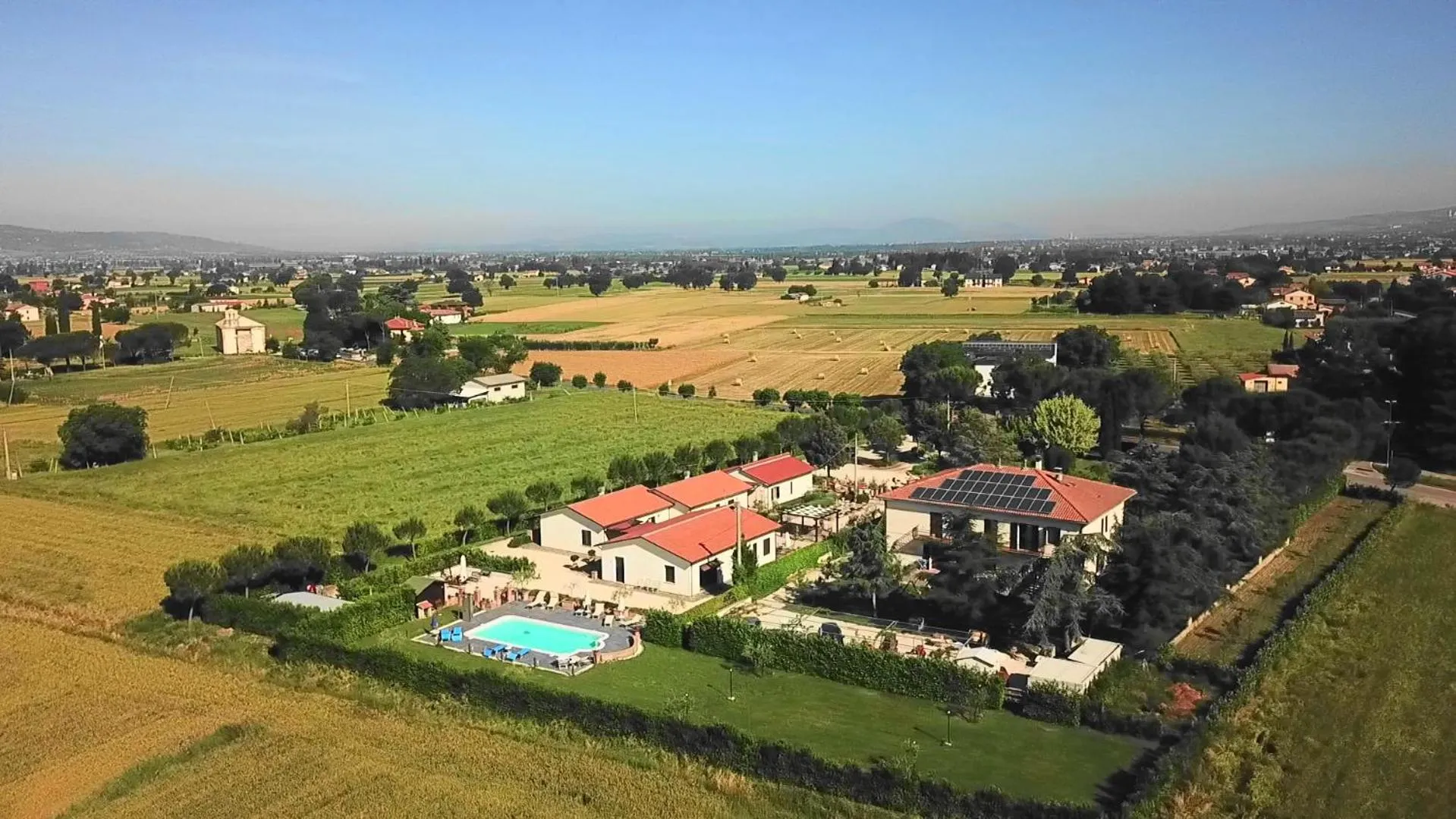 Bird's eye view in Residence Terra Dei Santi Country House