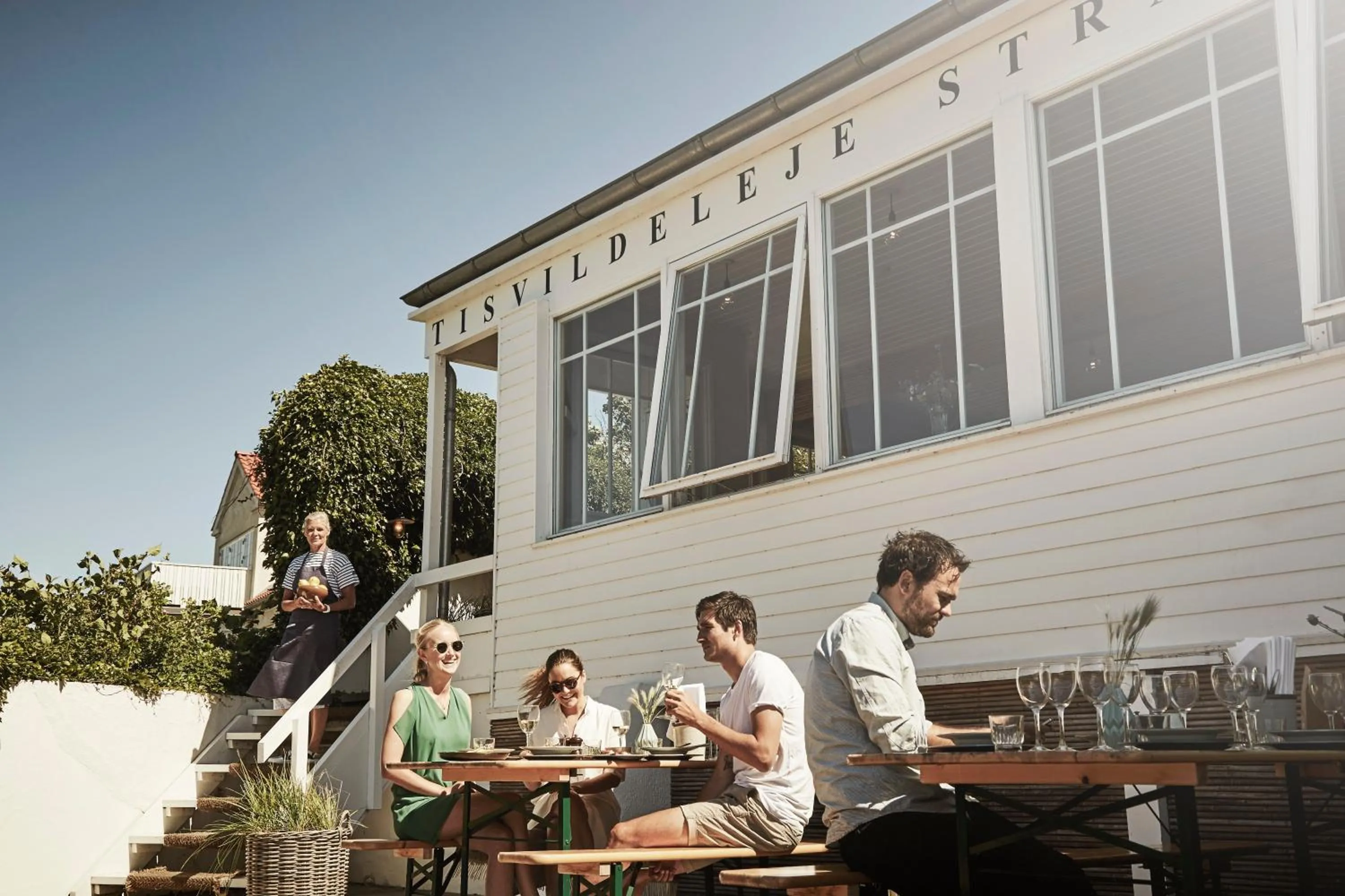 Patio in Tisvildeleje Strandhotel