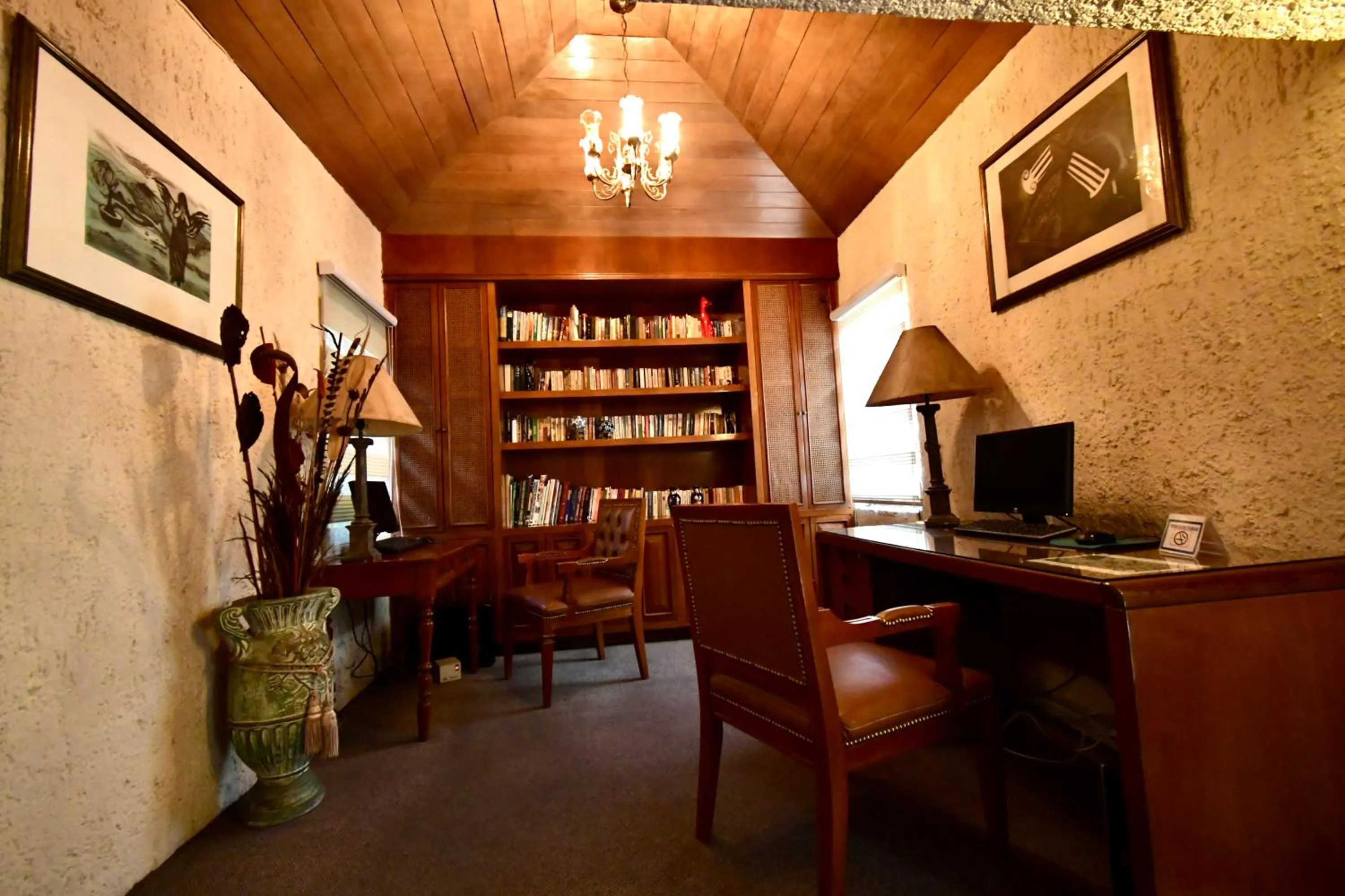 Library in Hotel La Mansion del Sol