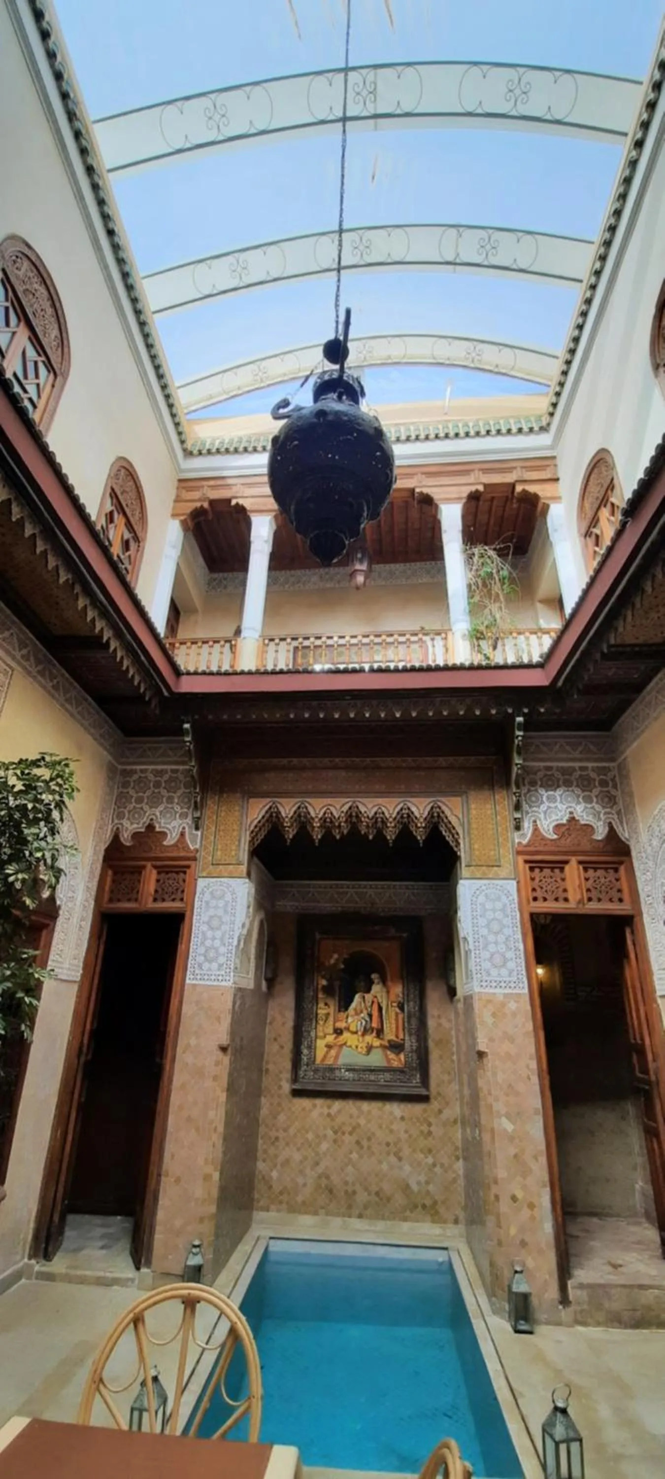 Pool view in Riad Lorsya