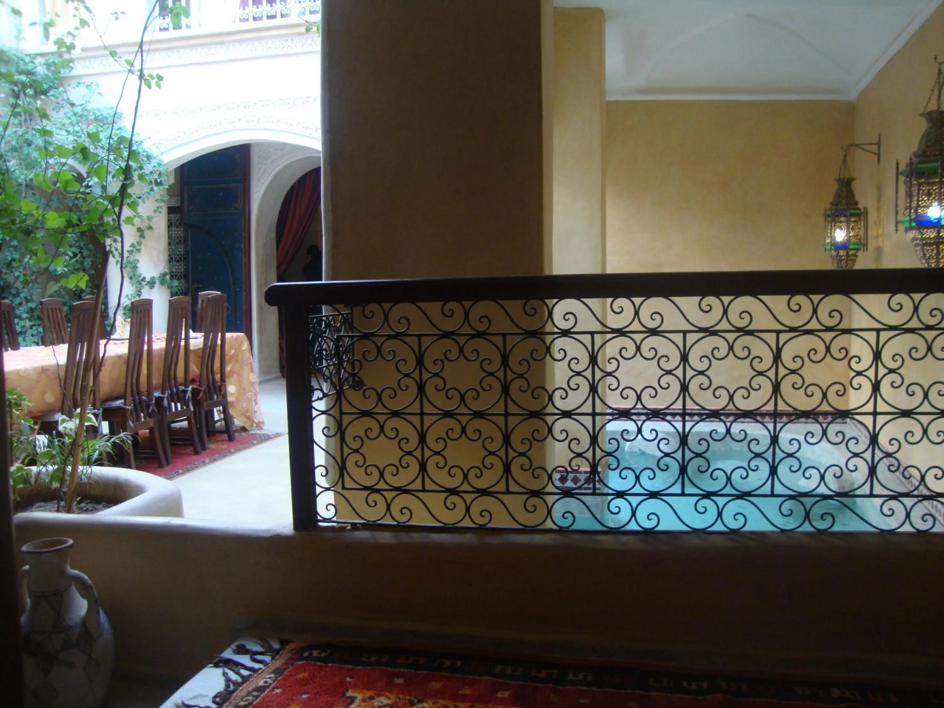 Decorative detail in Riad Lorsya