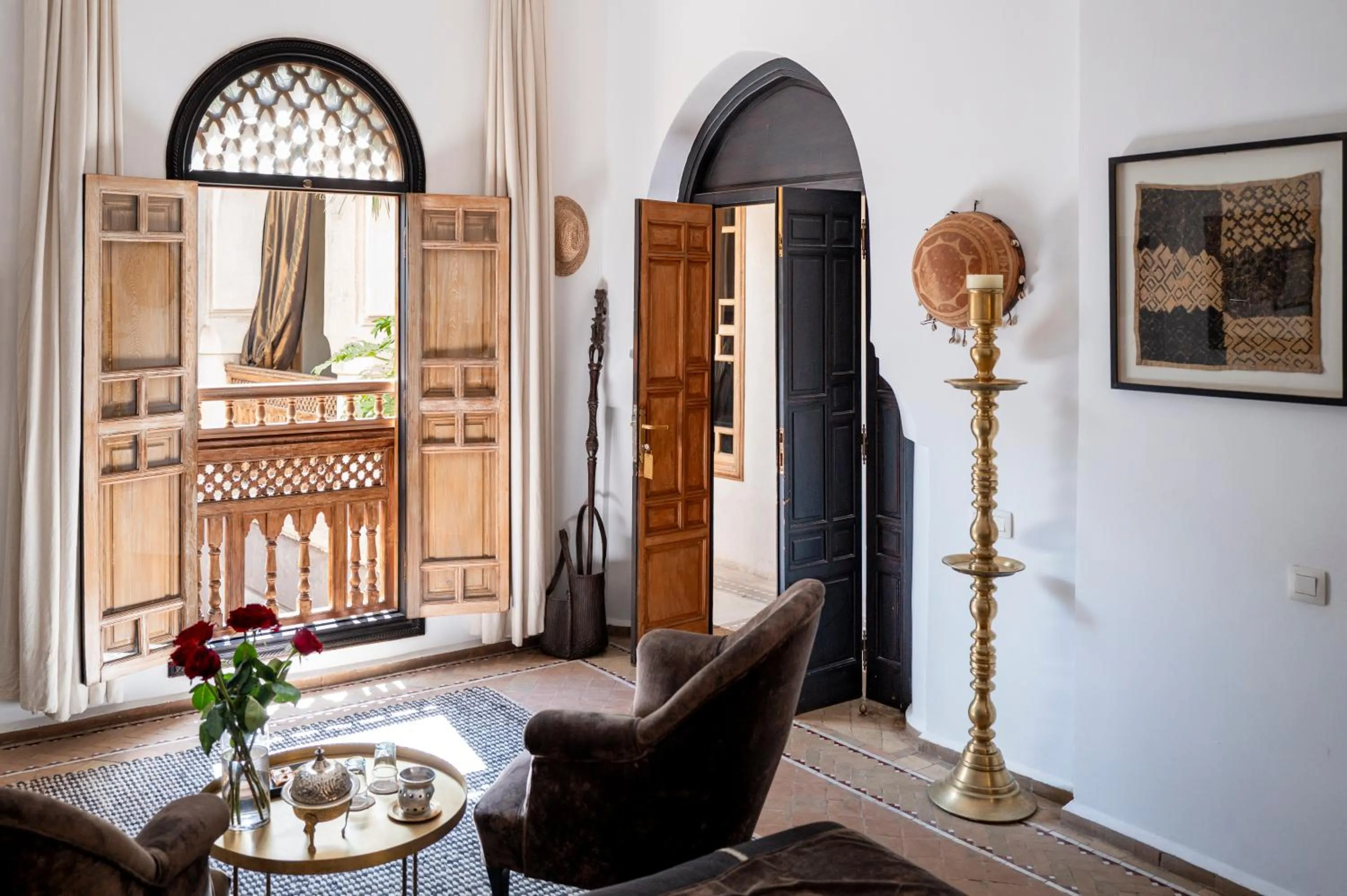 Living room in La Villa Nomade