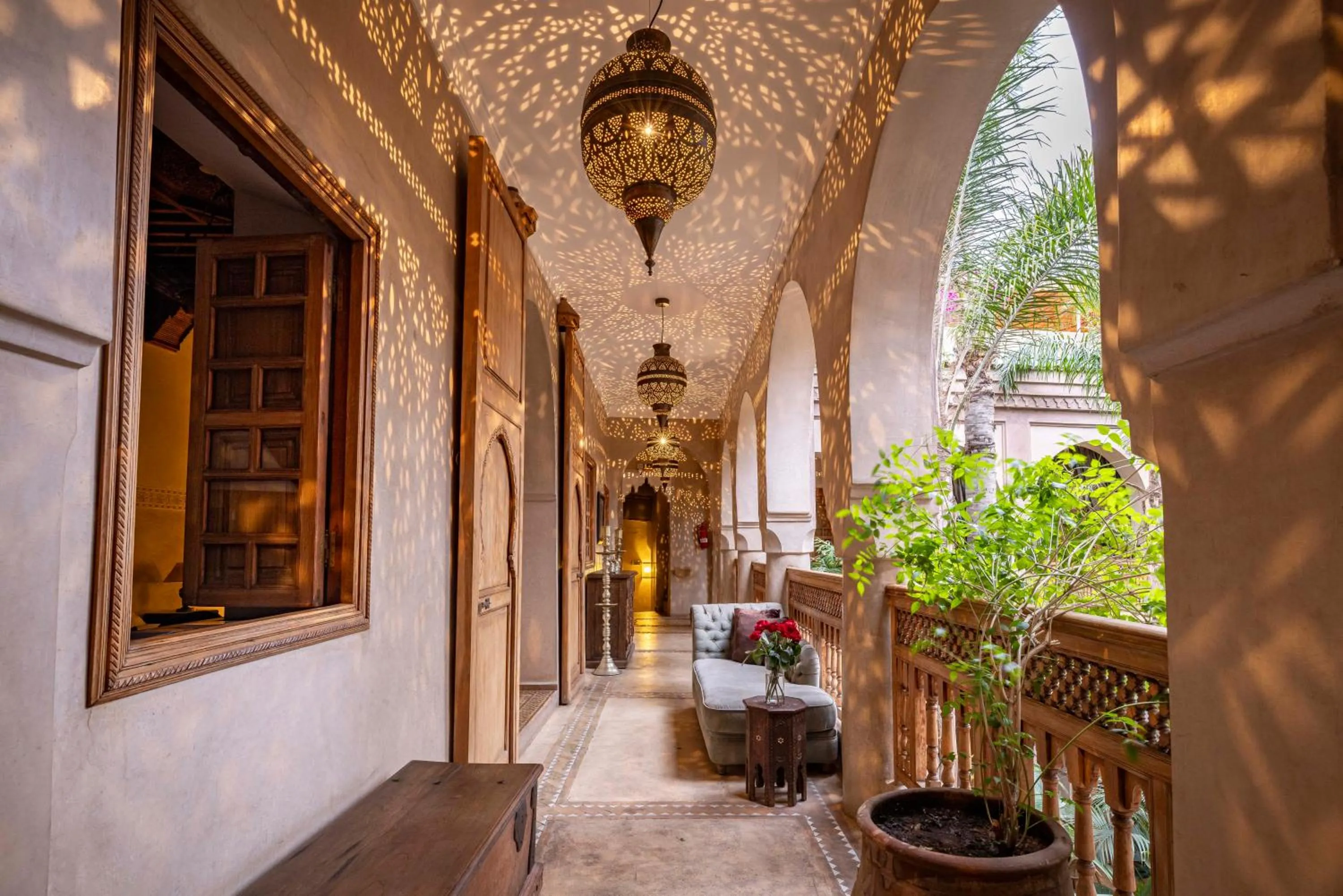 Garden view in La Villa Nomade