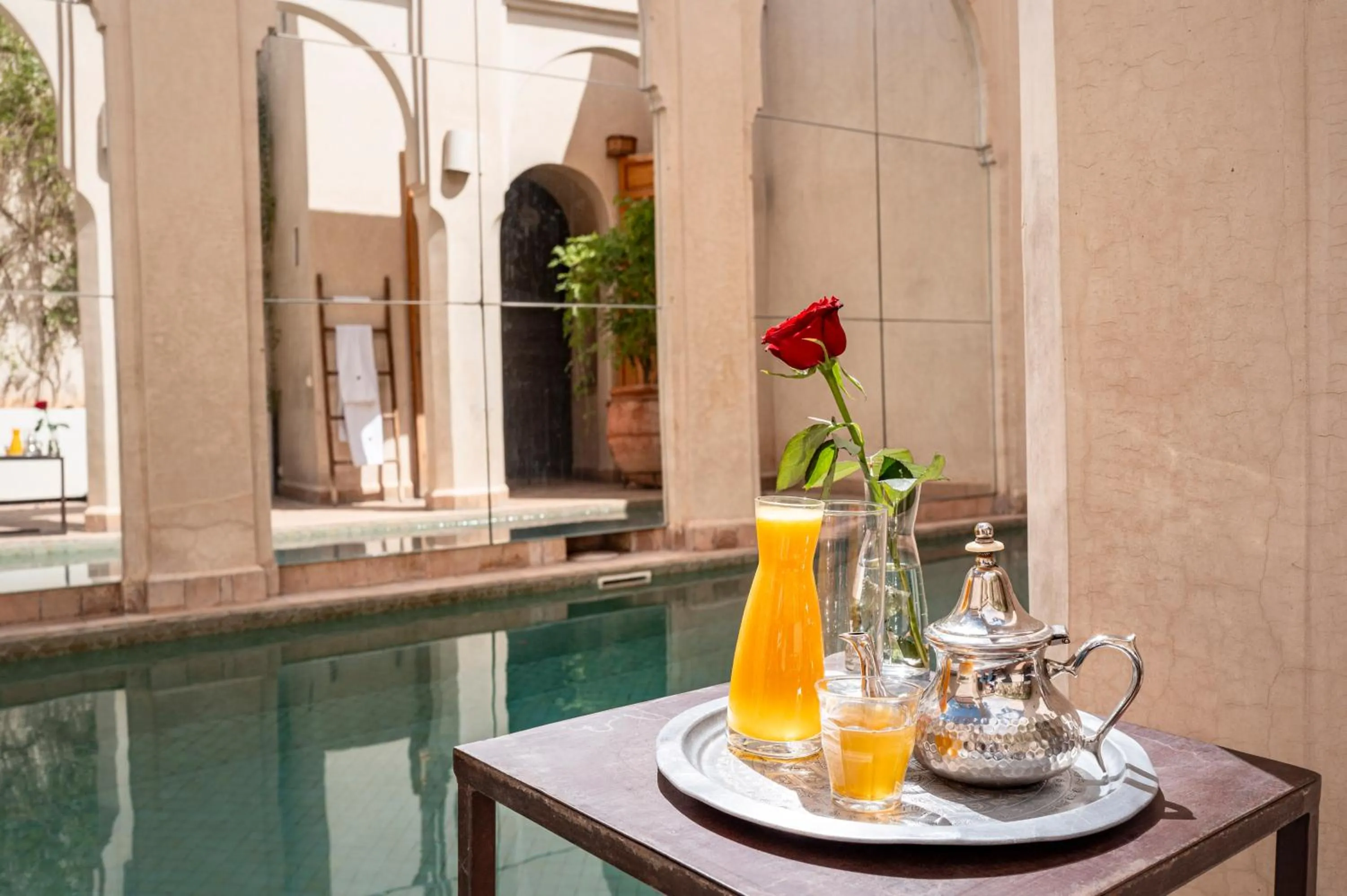 Food and drinks in La Villa Nomade