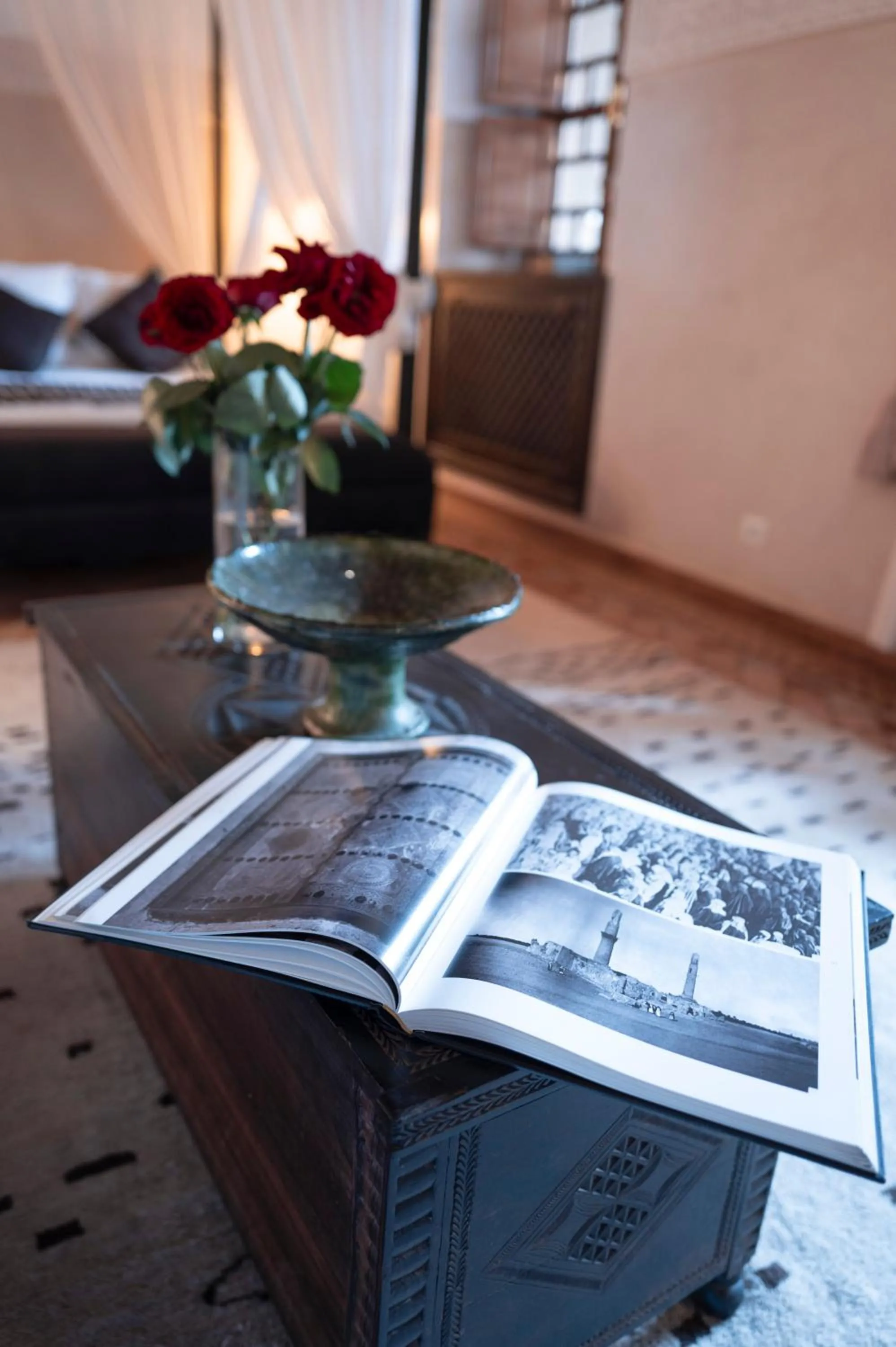 Library in La Villa Nomade