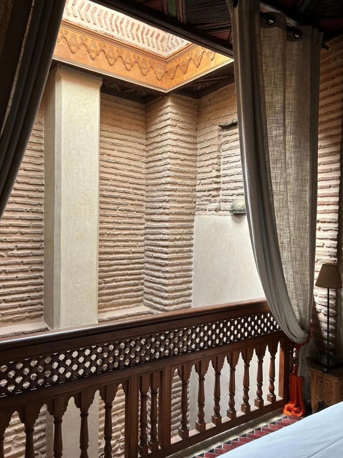 View (from property/room), Bed in La Villa Nomade