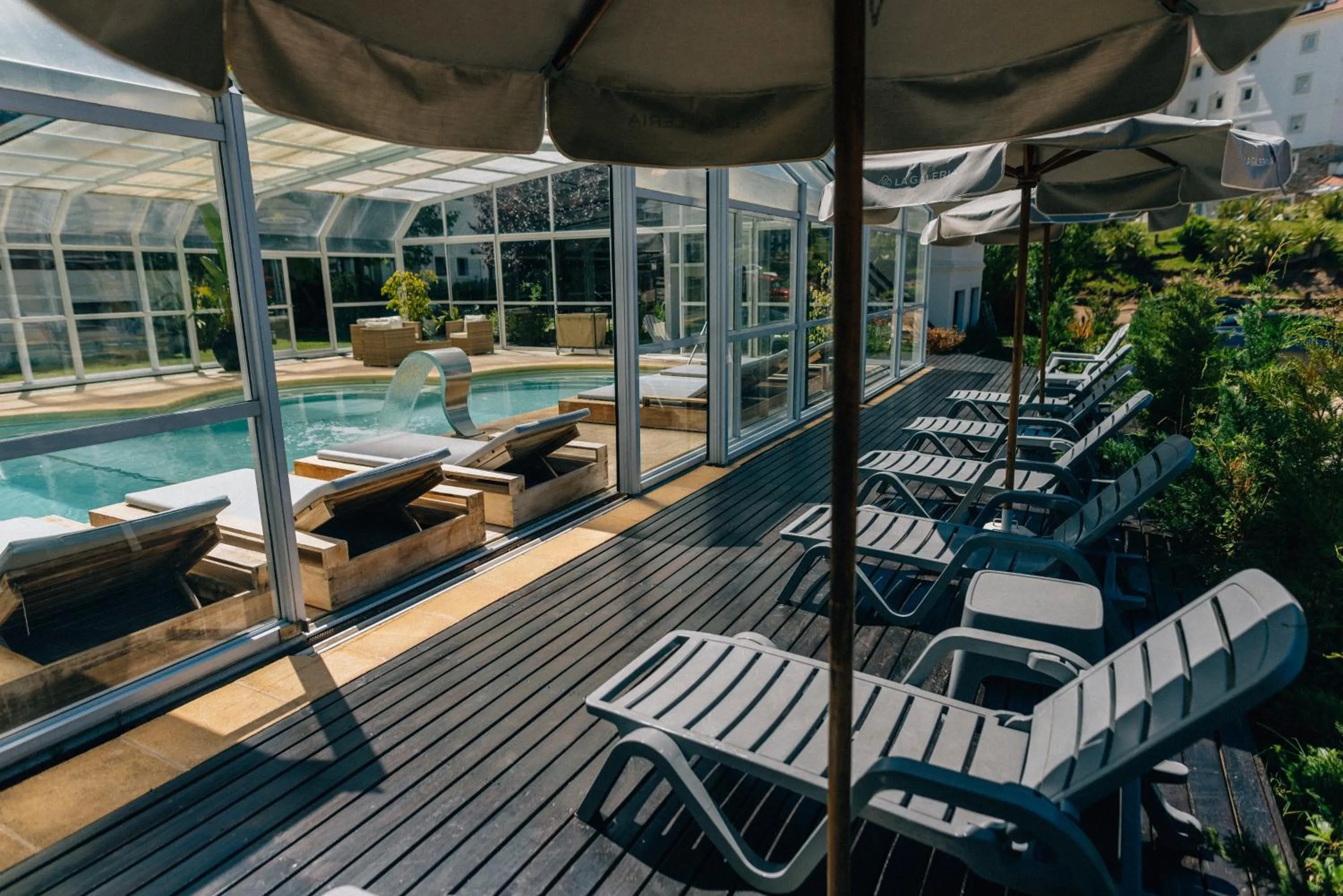 Swimming pool in La Galeria - Hotel Boutique Cariló